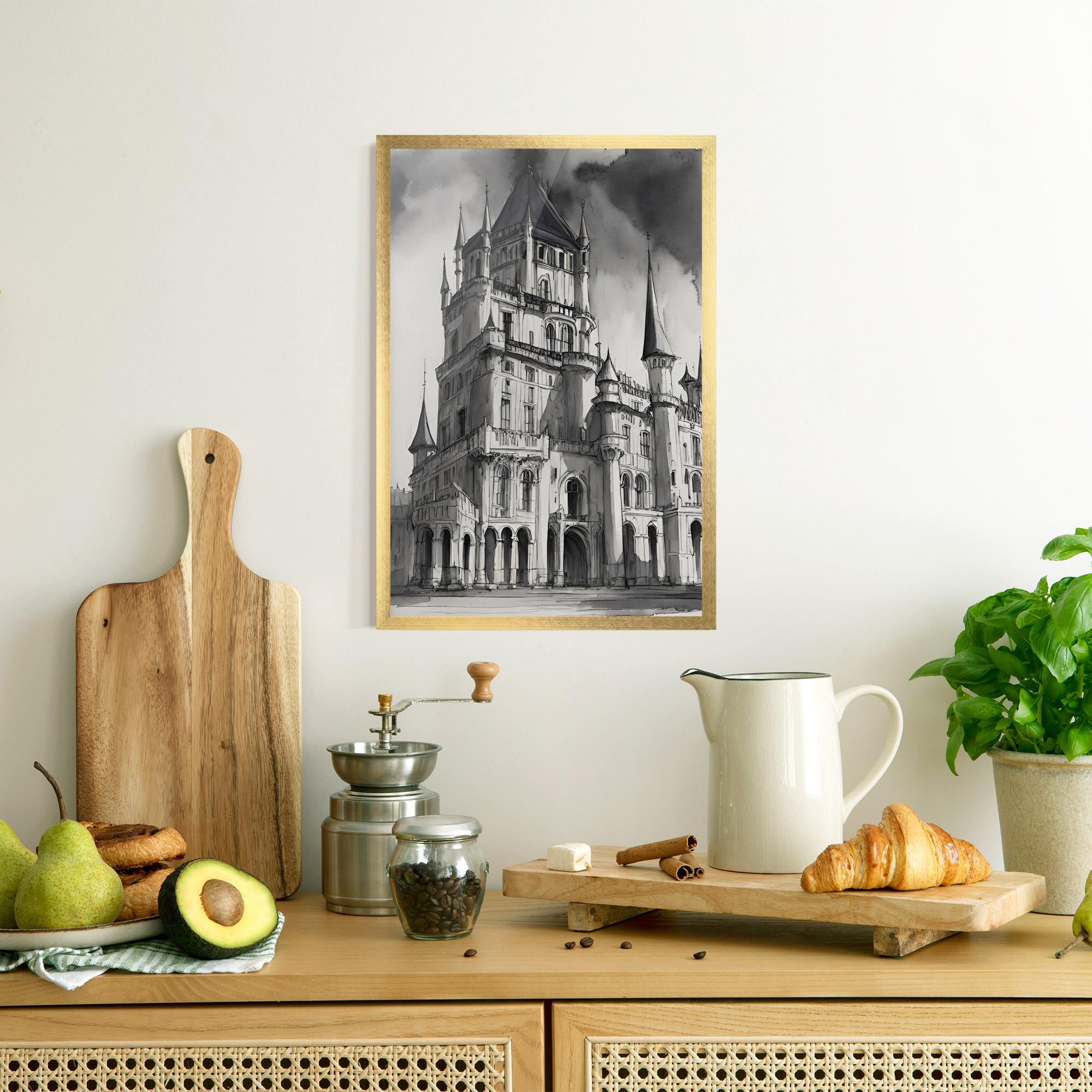 Gerahmte Poster Palace Versailles mockup 8