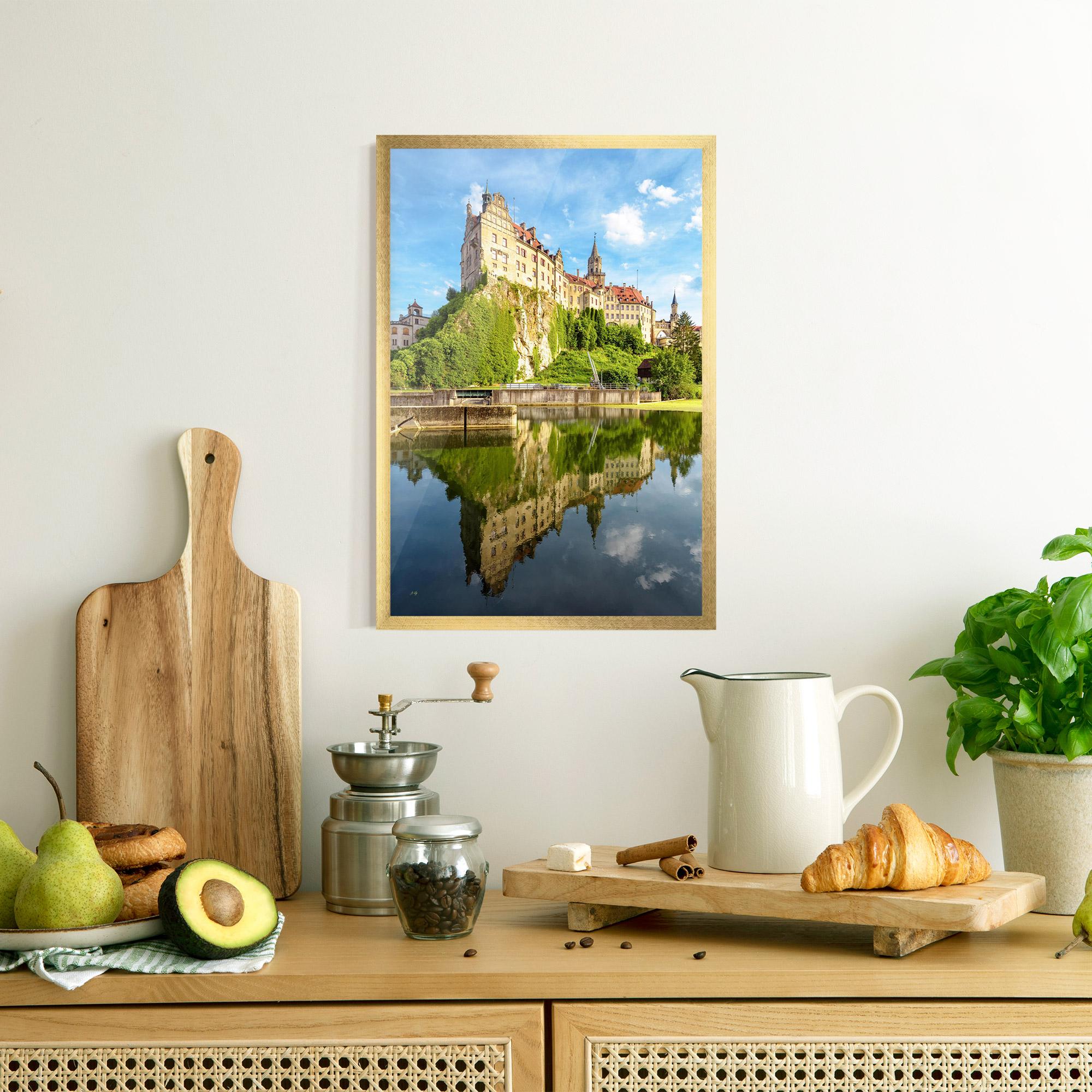 Gerahmte Poster Sigmaringen Castle Germany mockup 8