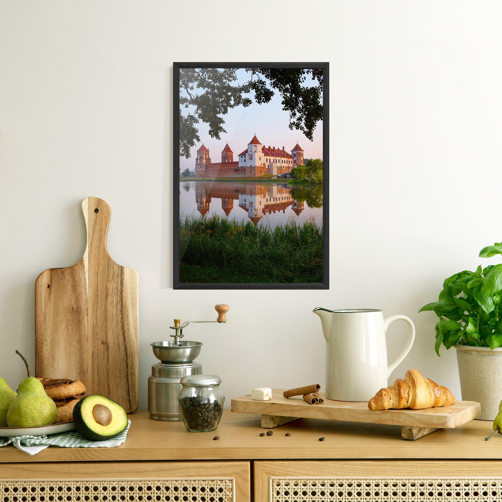 Gerahmte Poster Ancient Castle Morning mockup 8