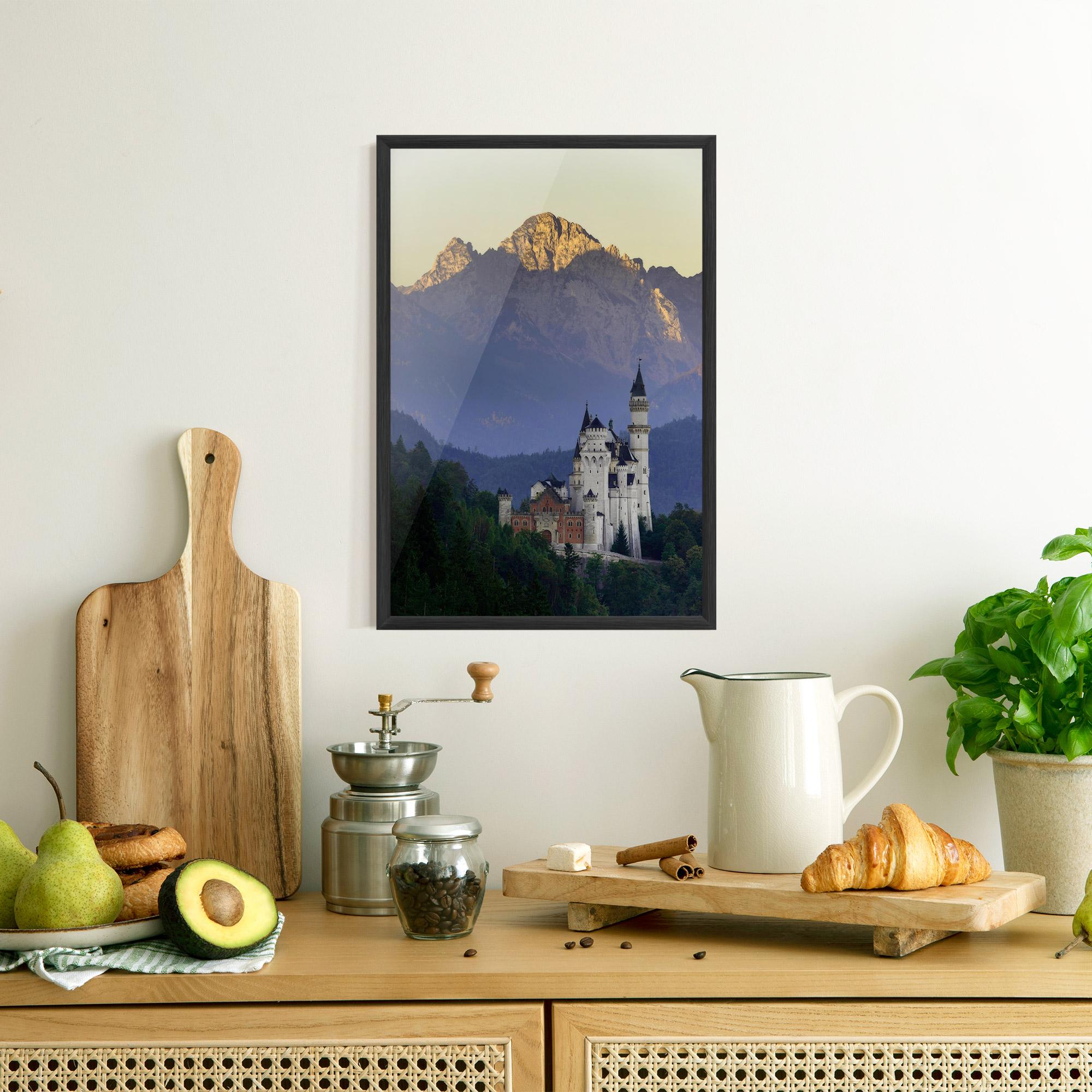 Gerahmte Poster Neuschwanstein Castle mockup 8