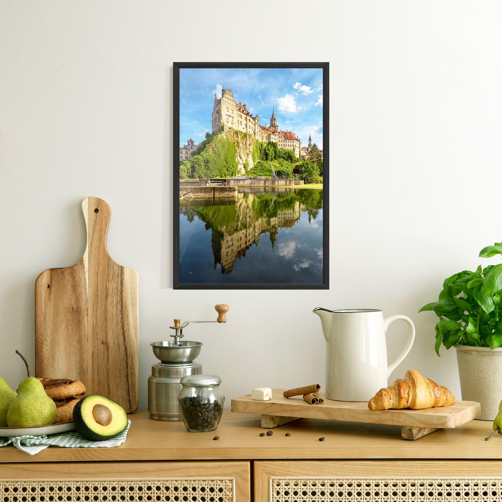 Gerahmte Poster Sigmaringen Castle Germany mockup 8