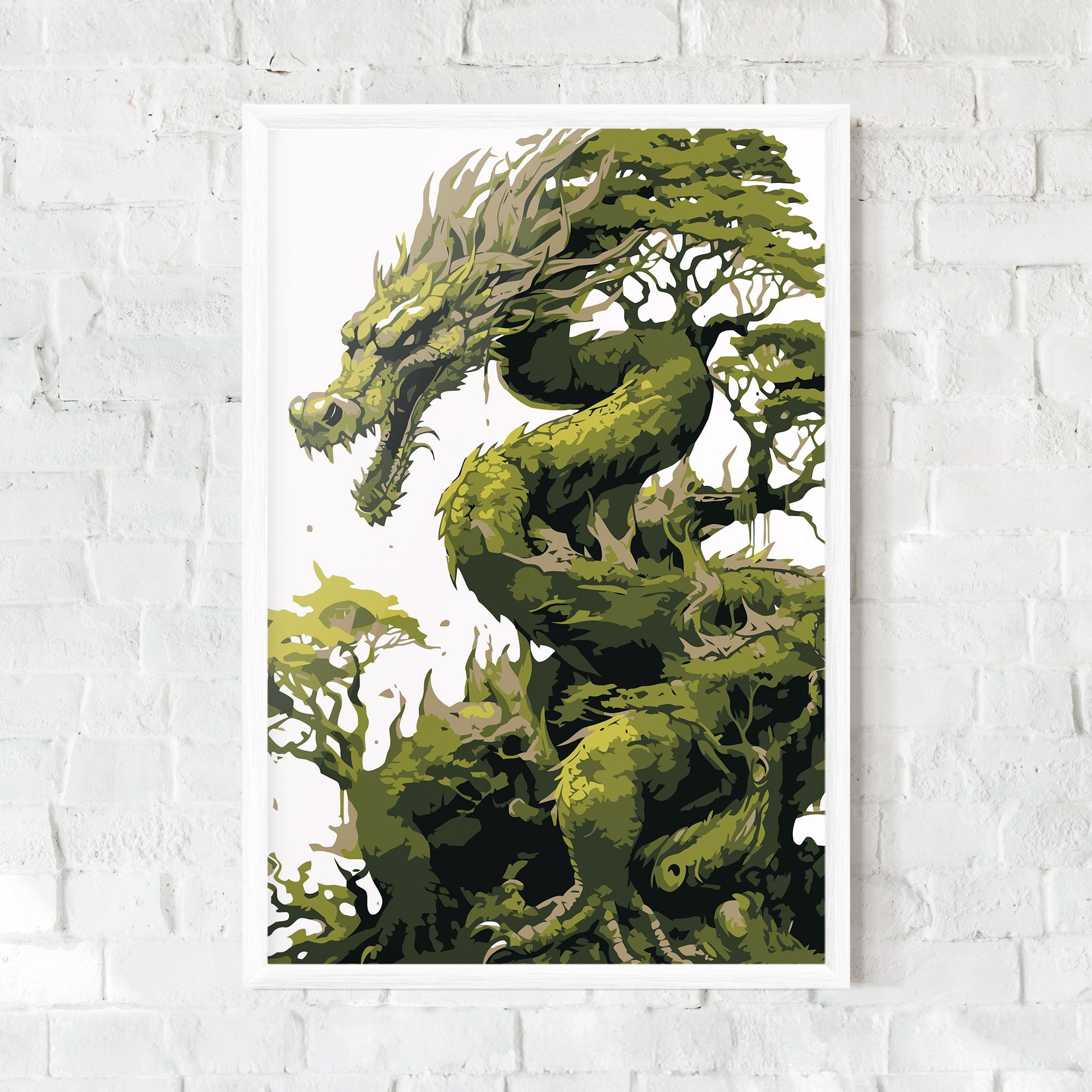 Green Nature Dragon mockup 0