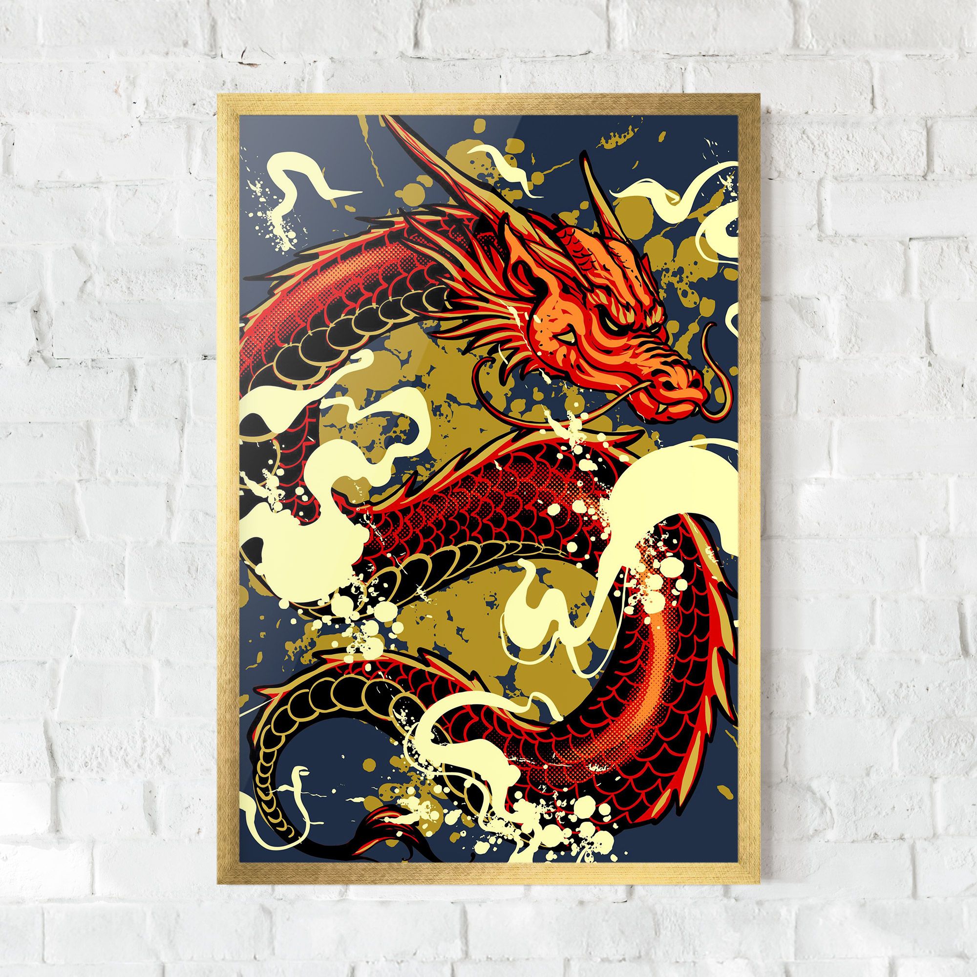 Red Cream Dragon mockup 0