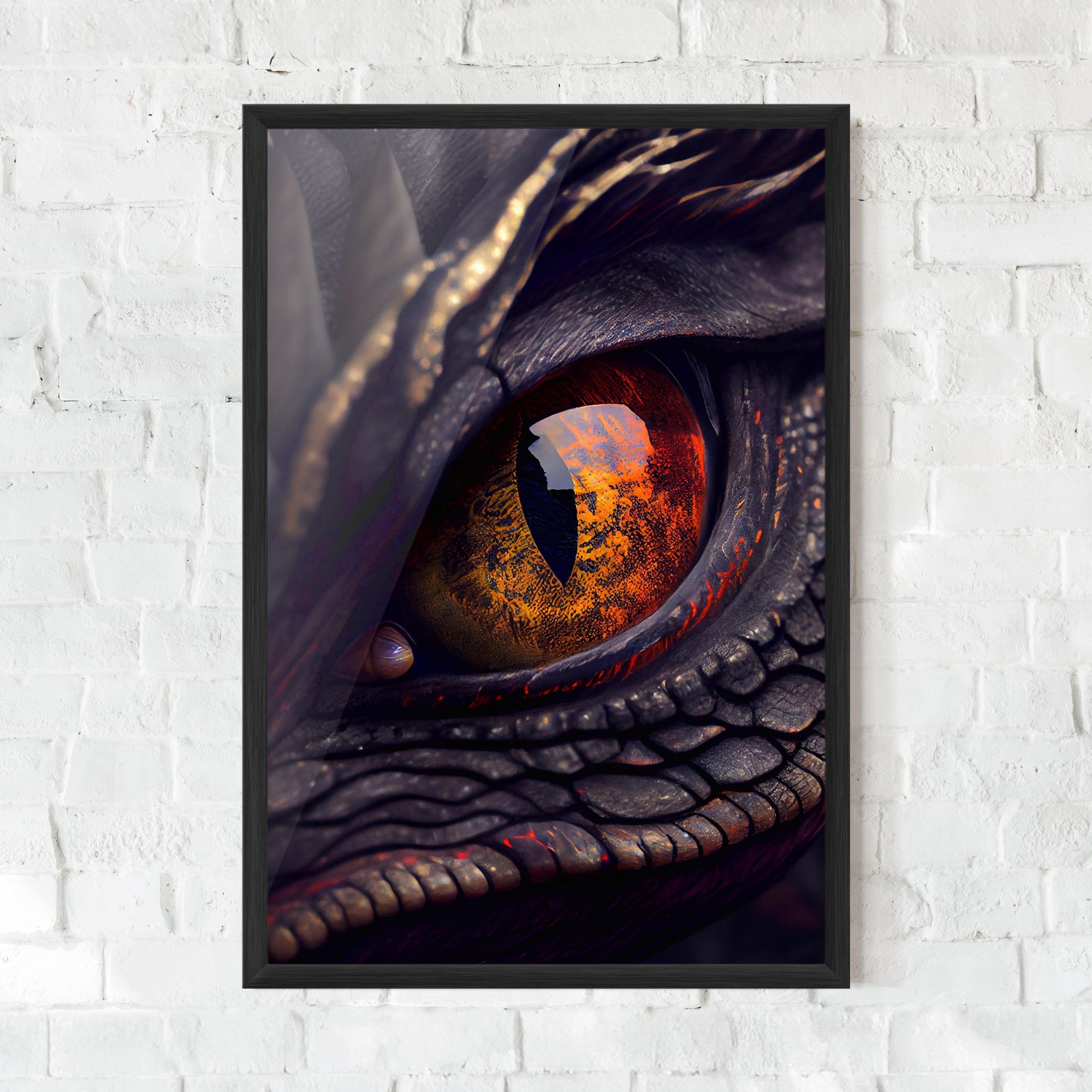 Close Up Red Eye Dragon mockup 0
