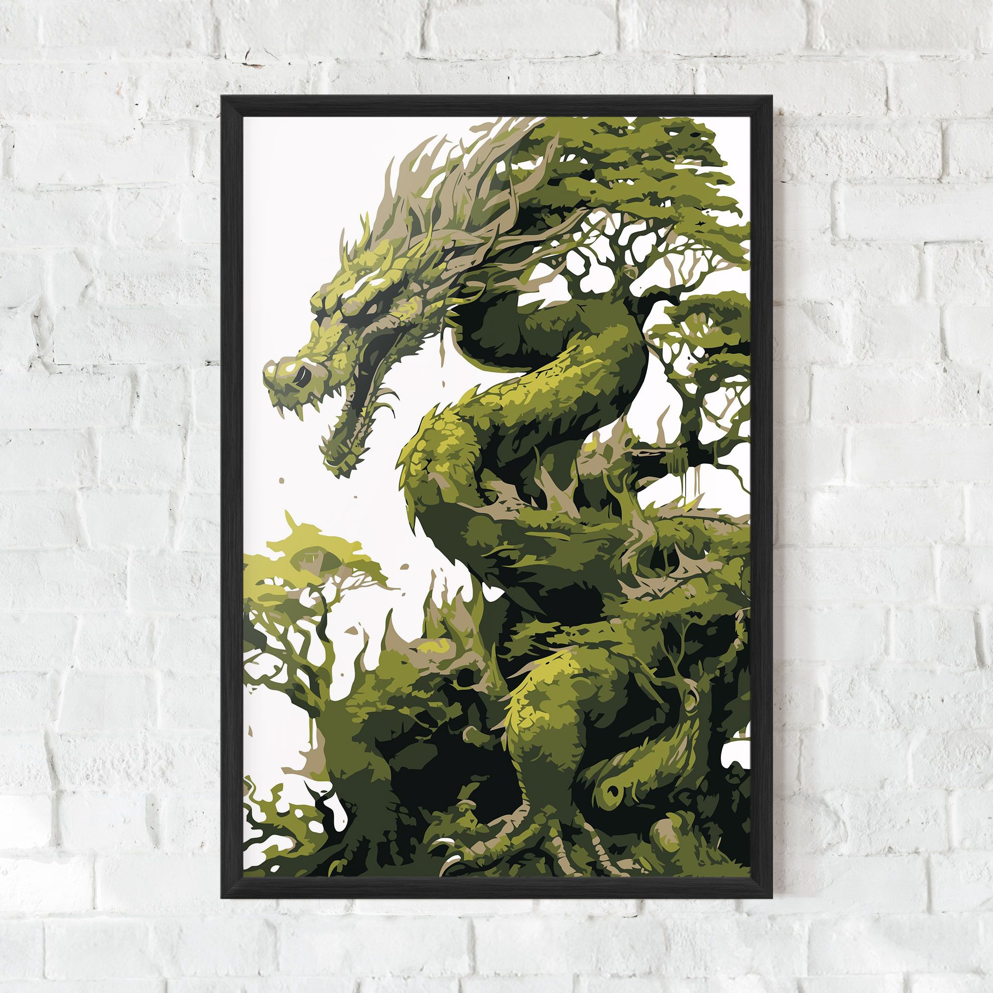 Green Nature Dragon mockup 0