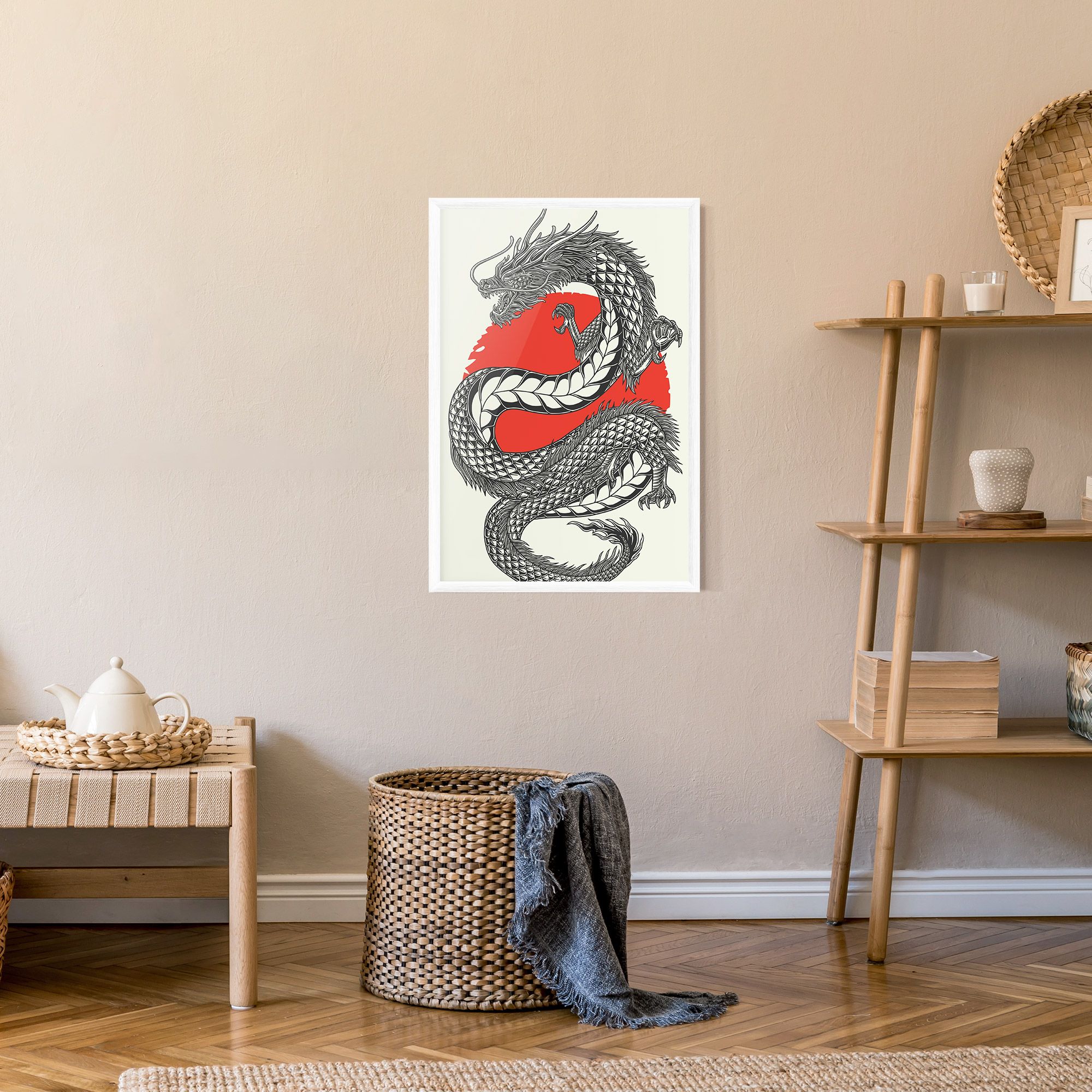 Red Moon Dragon mockup 9