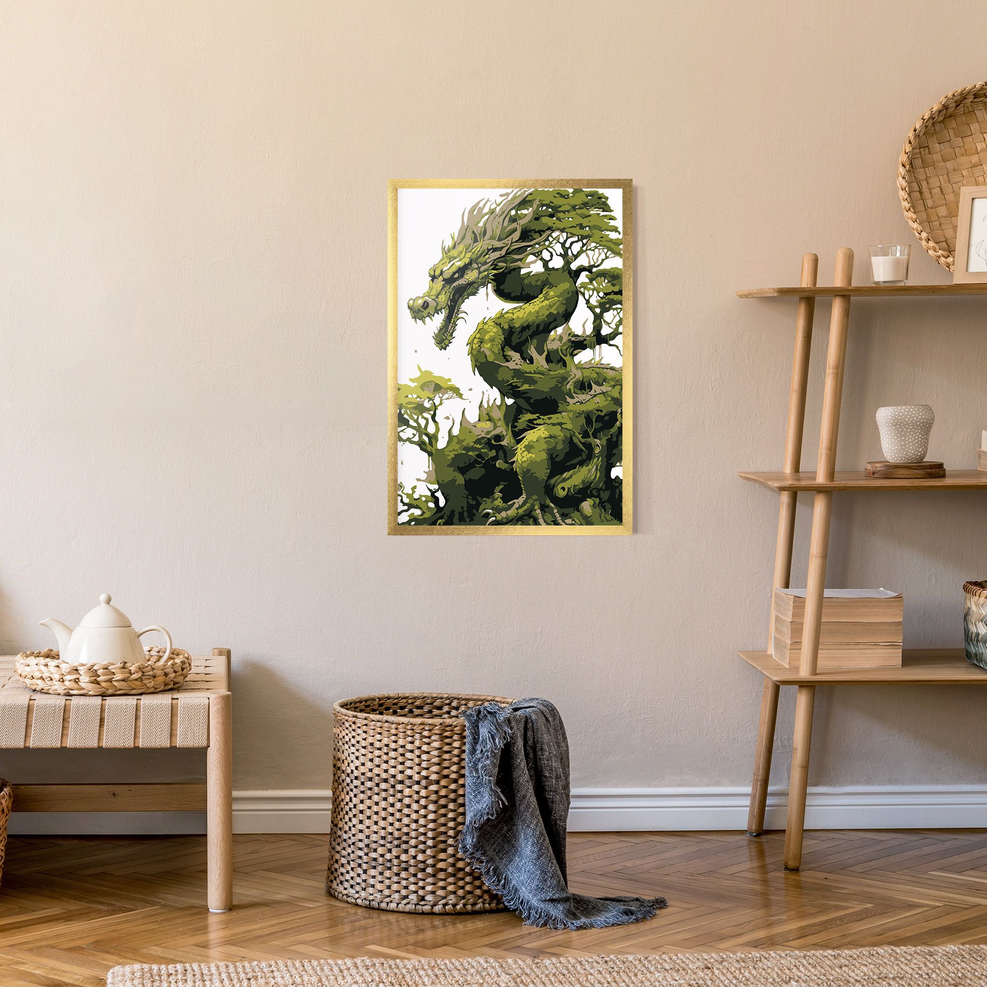 Green Nature Dragon mockup 9