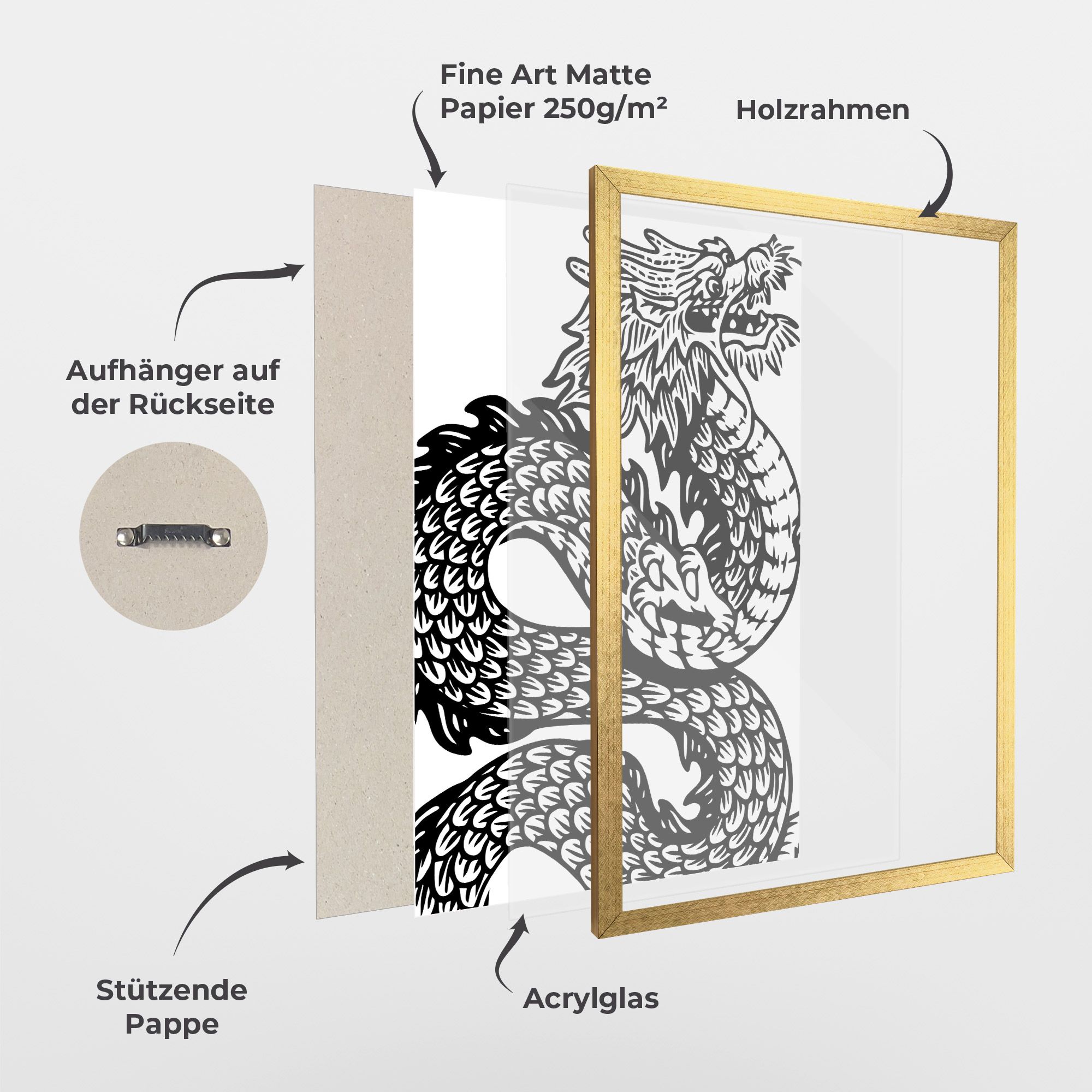 Dragon Black Line mockup 1