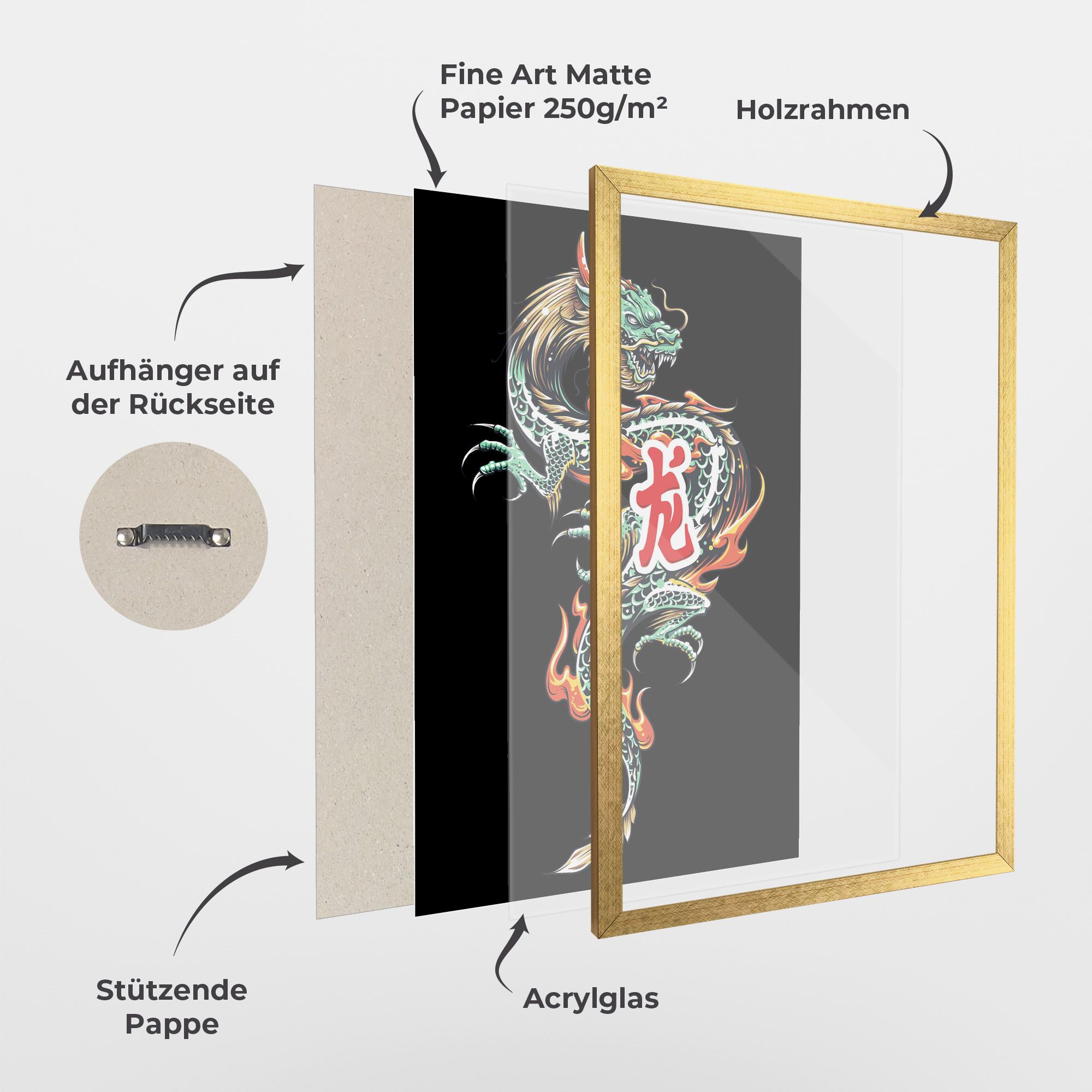 Green Fire Dragon mockup 1