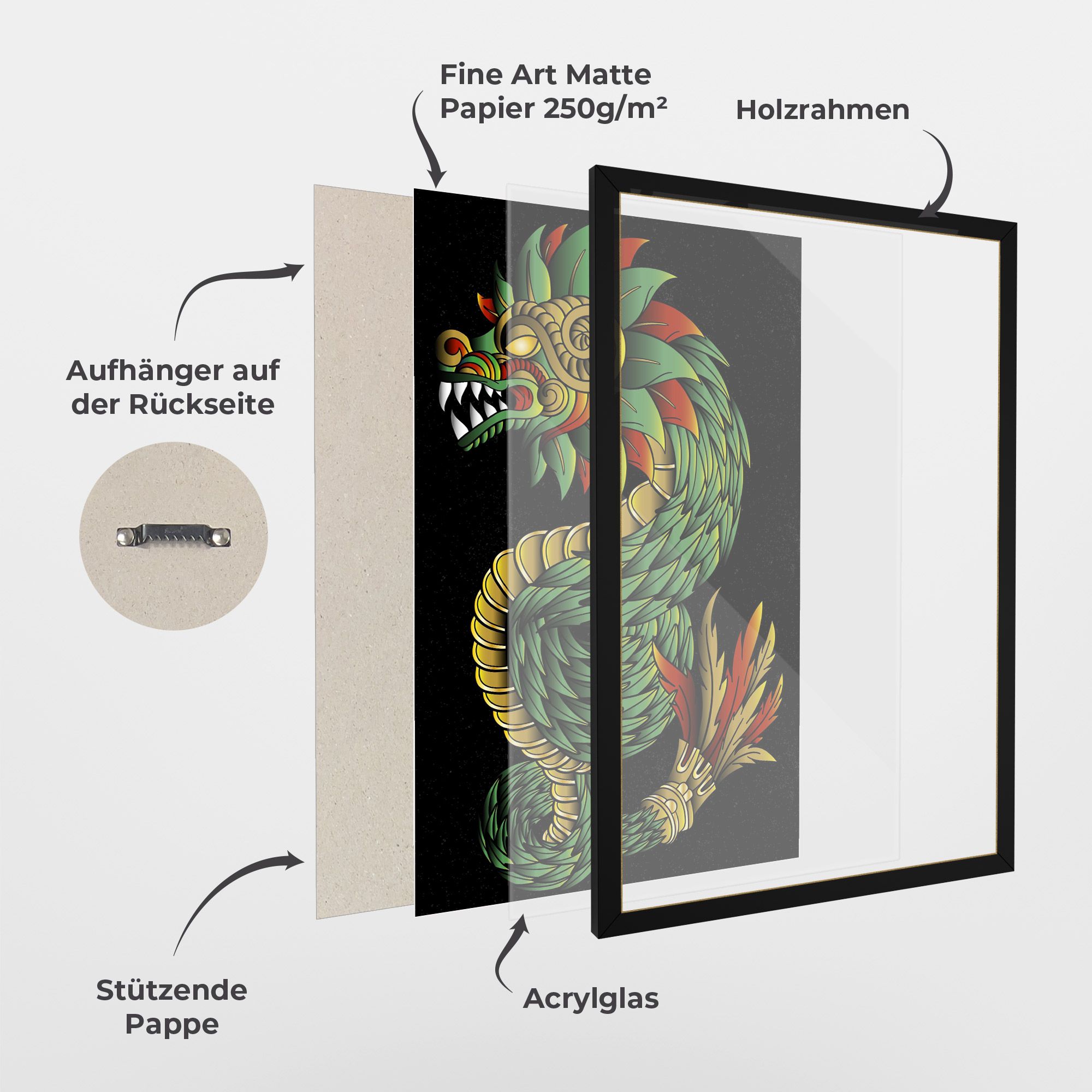 Green Yellow Dragon mockup 1