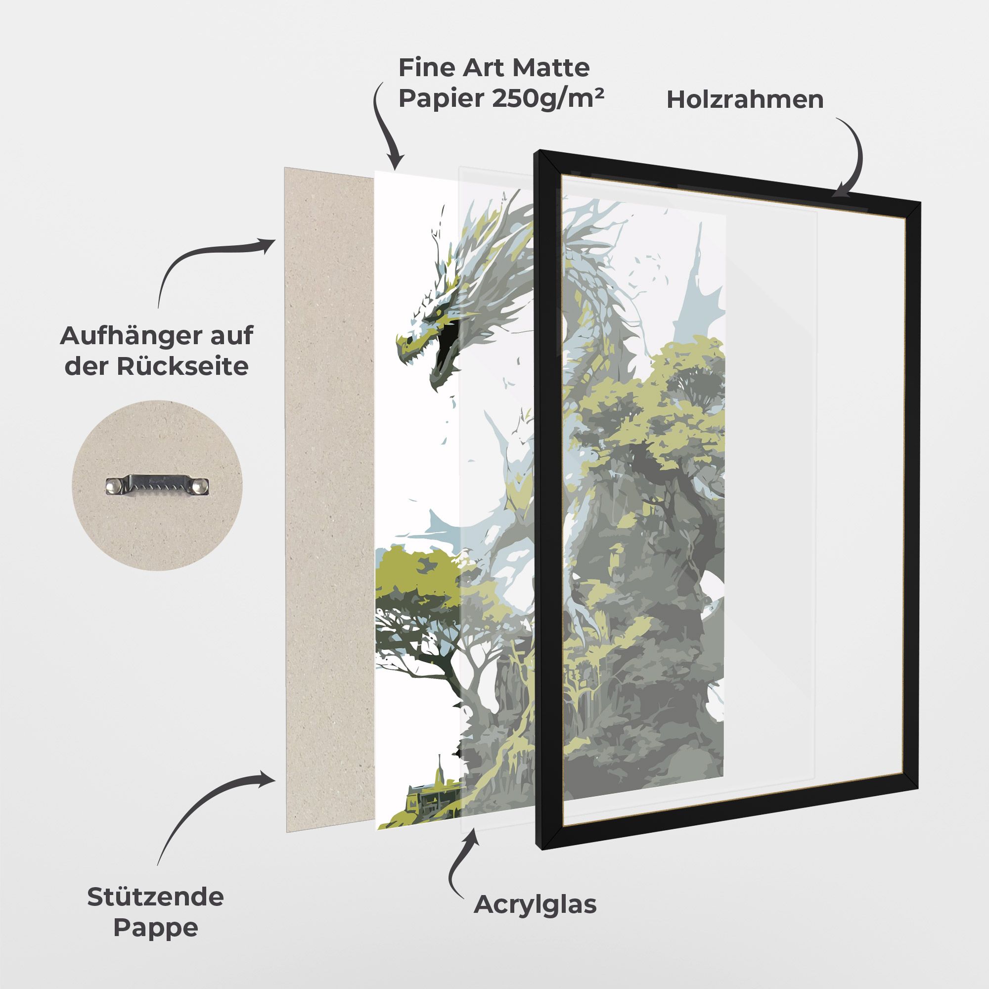 Grey Nature Dragon mockup 1