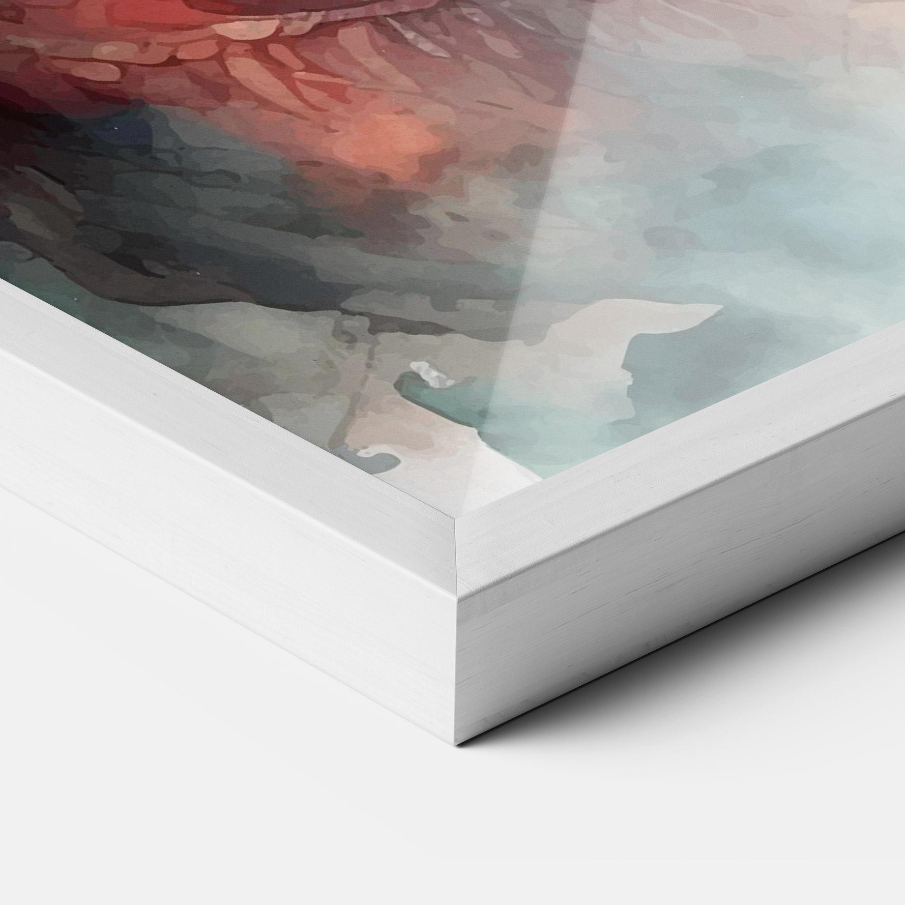 Gerahmte Poster Fire Dragon mockup 3