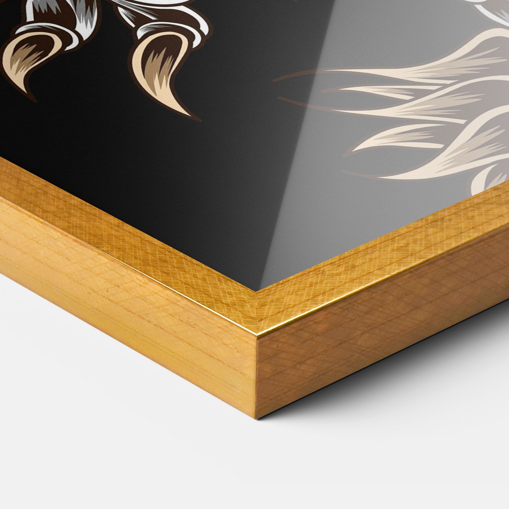 Cream Moon Dragon mockup 3