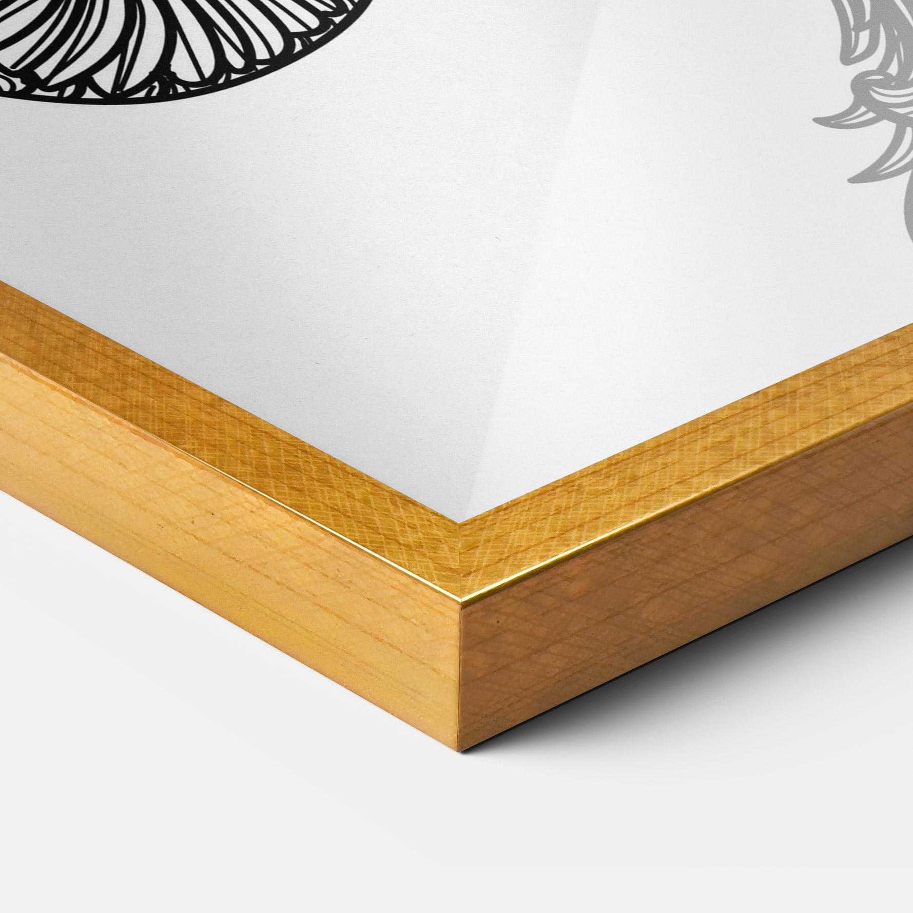 Gerahmte Poster Dragon Gun mockup 3