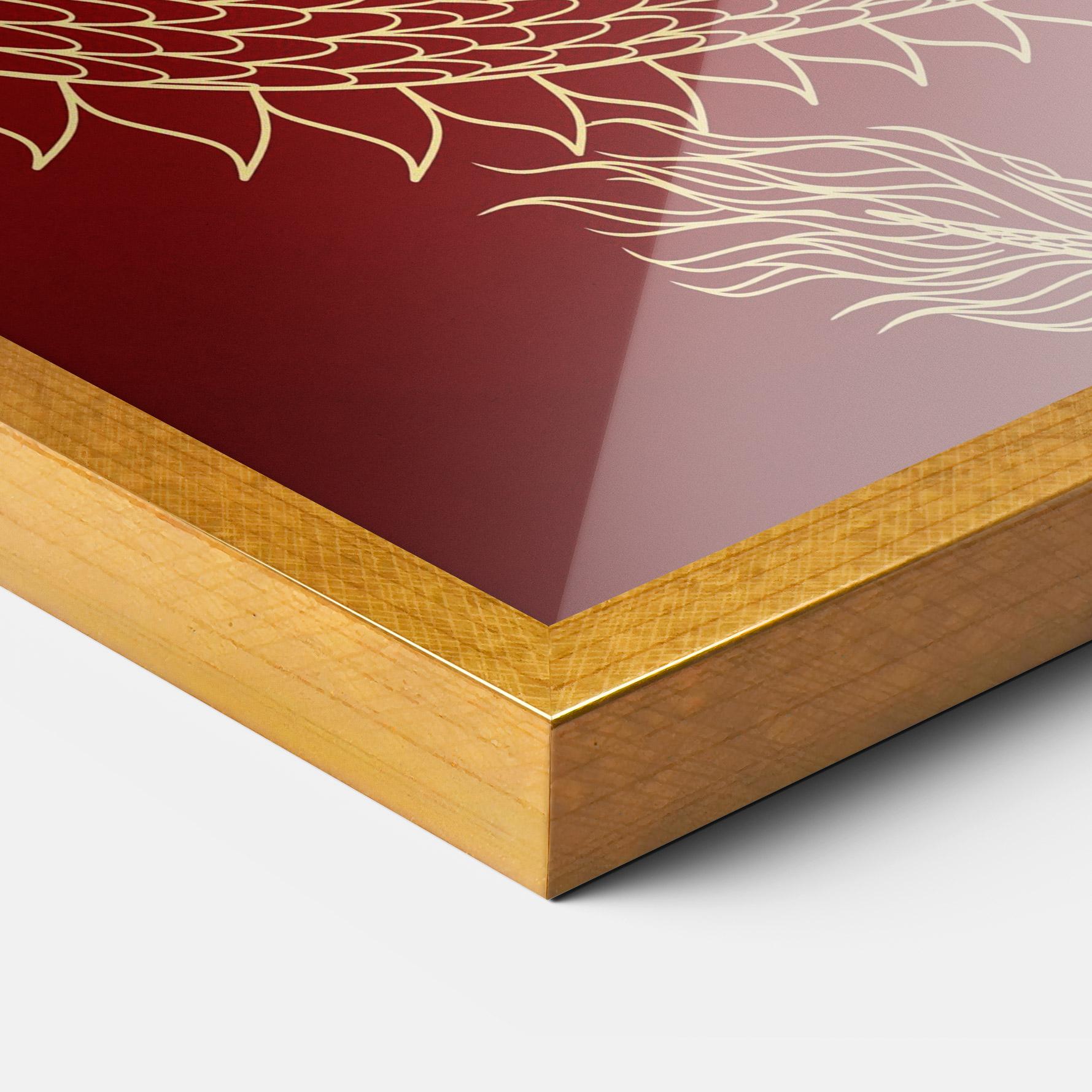 Gerahmte Poster Traditional Dragon mockup 3