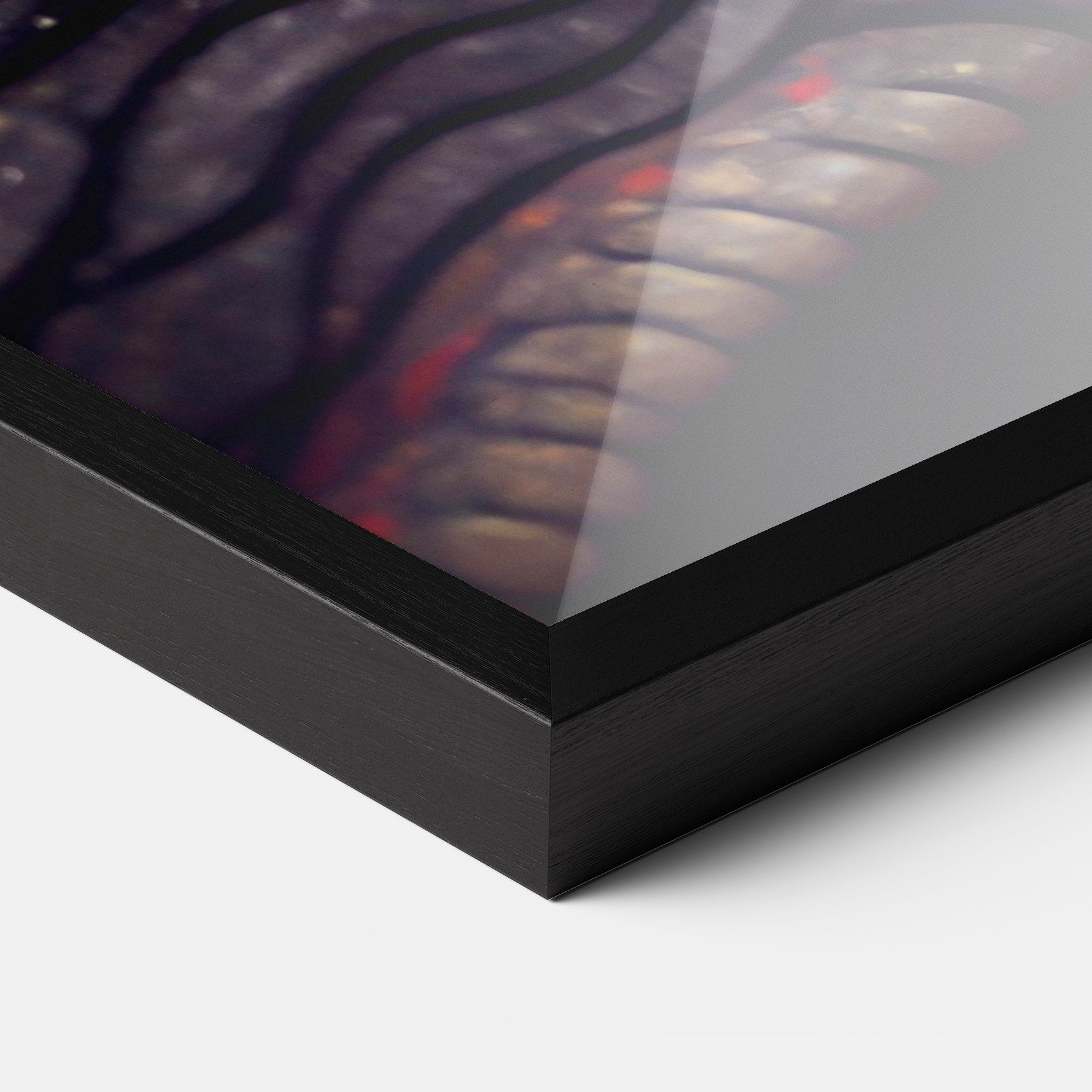 Close Up Red Eye Dragon mockup 3