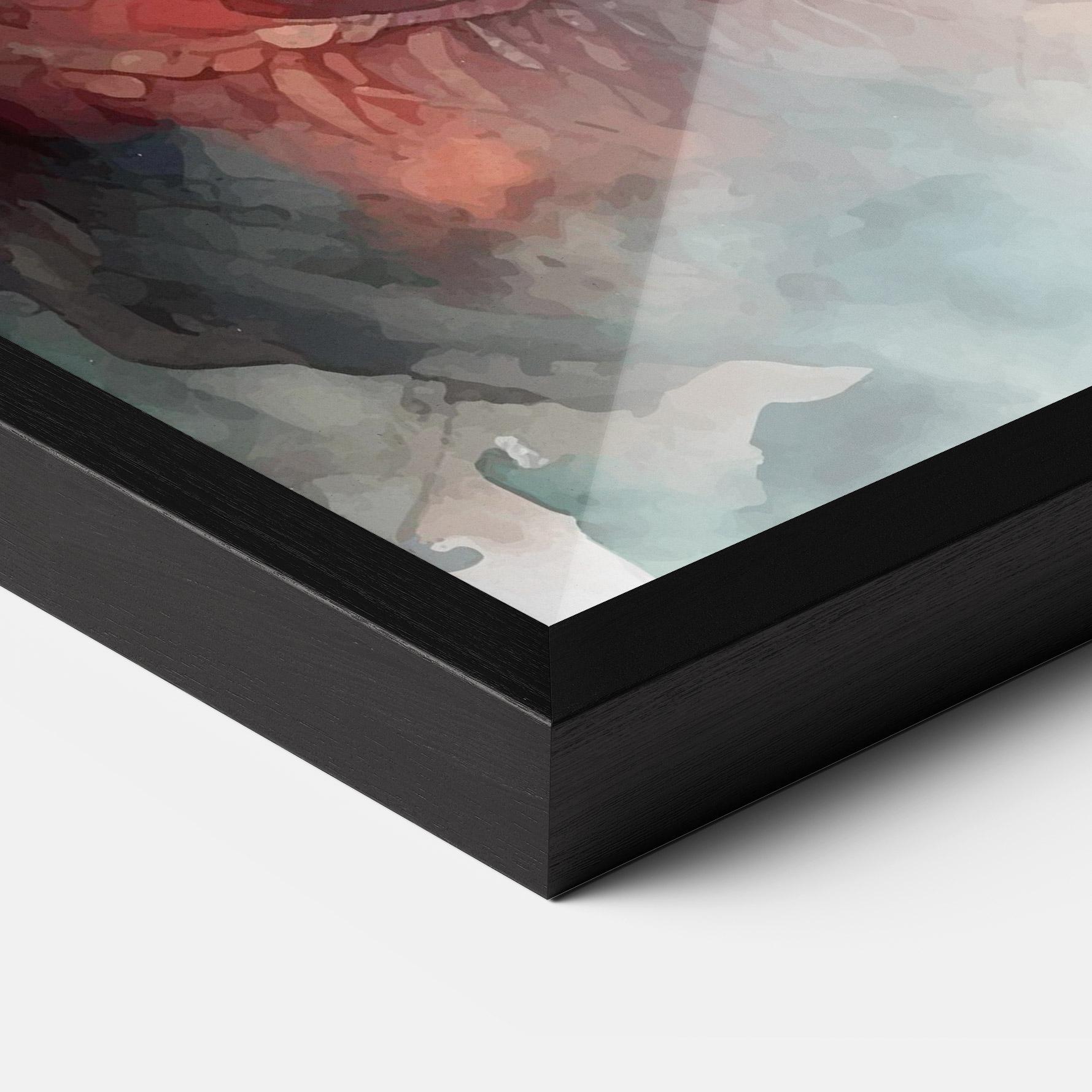 Gerahmte Poster Fire Dragon mockup 3