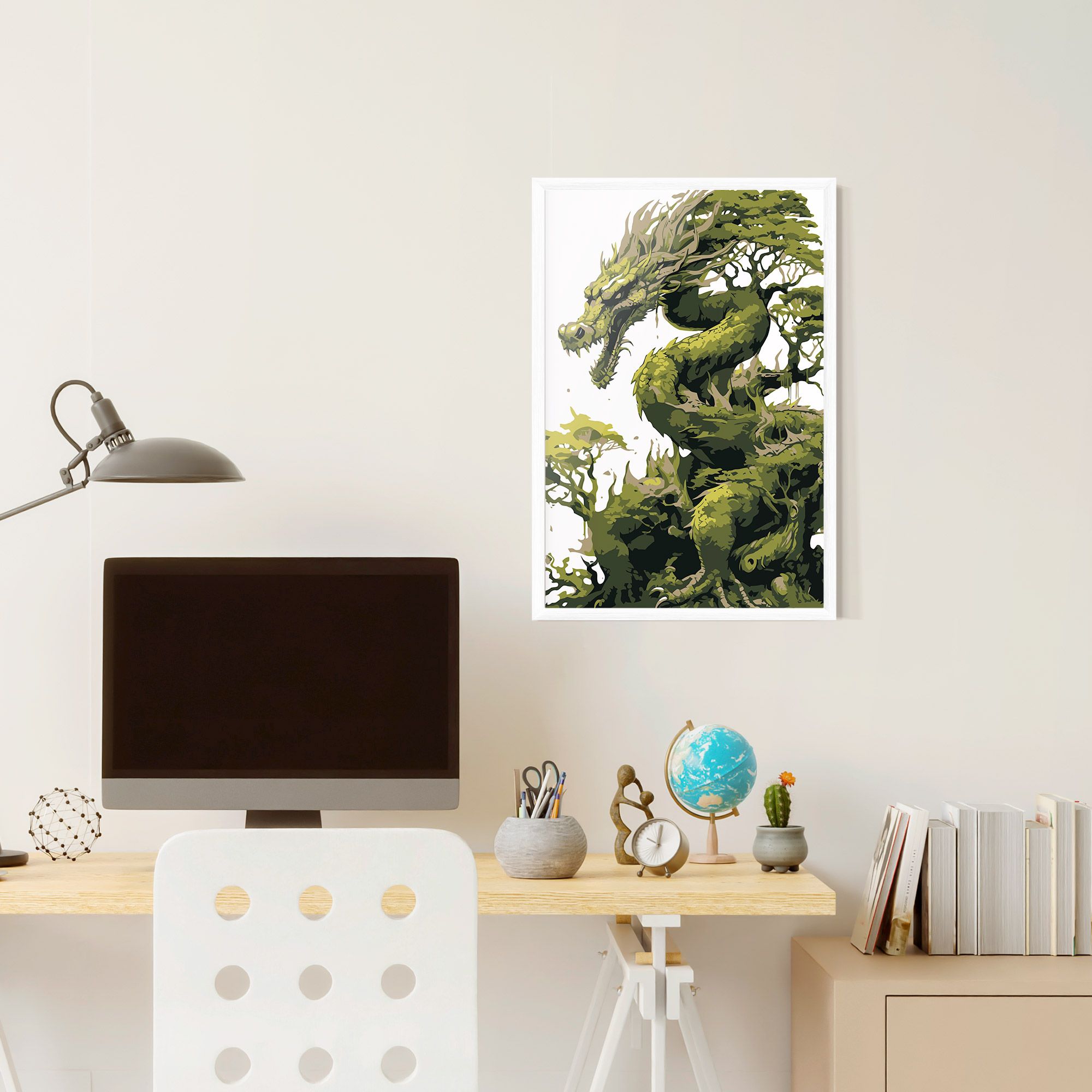 Green Nature Dragon mockup 6