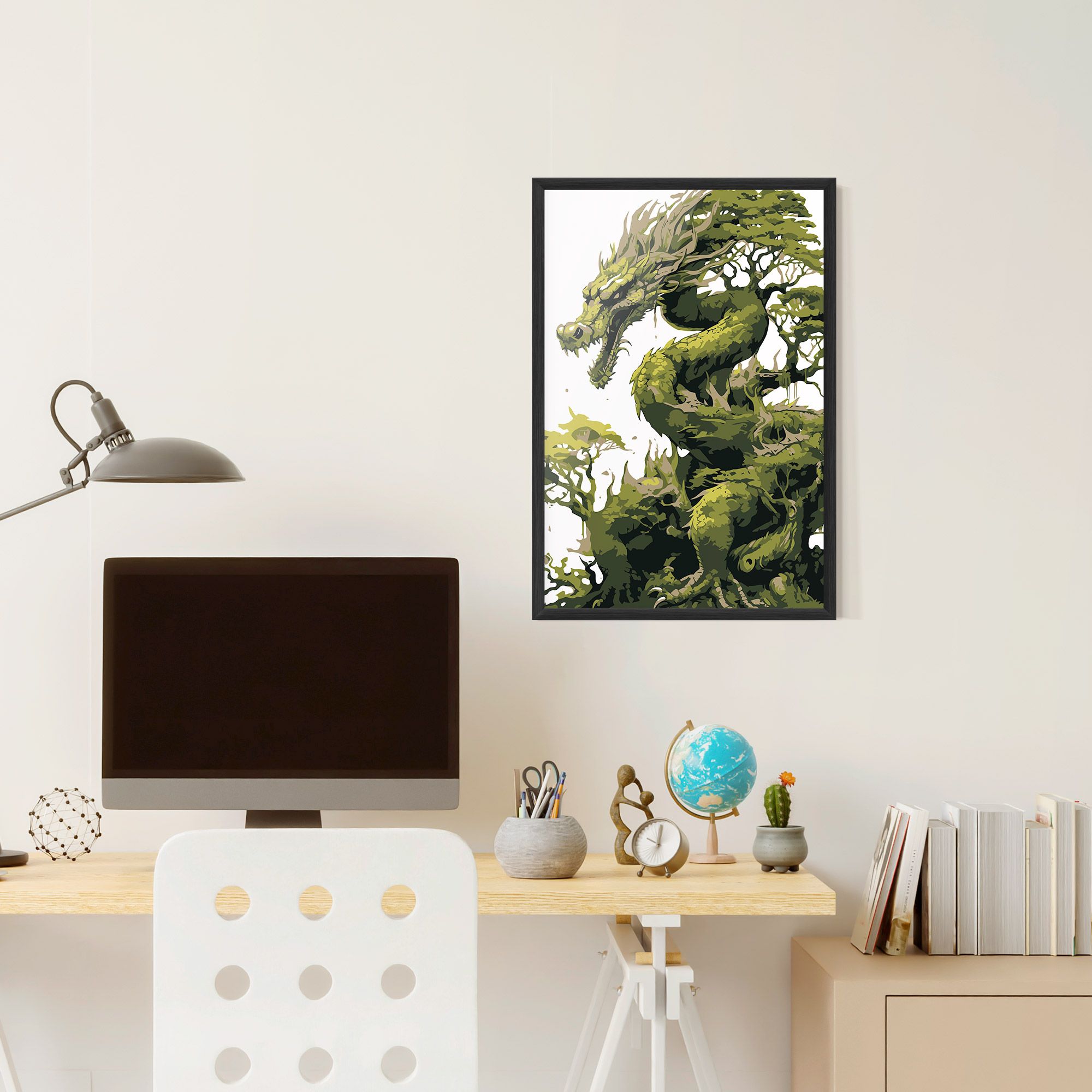 Green Nature Dragon mockup 6