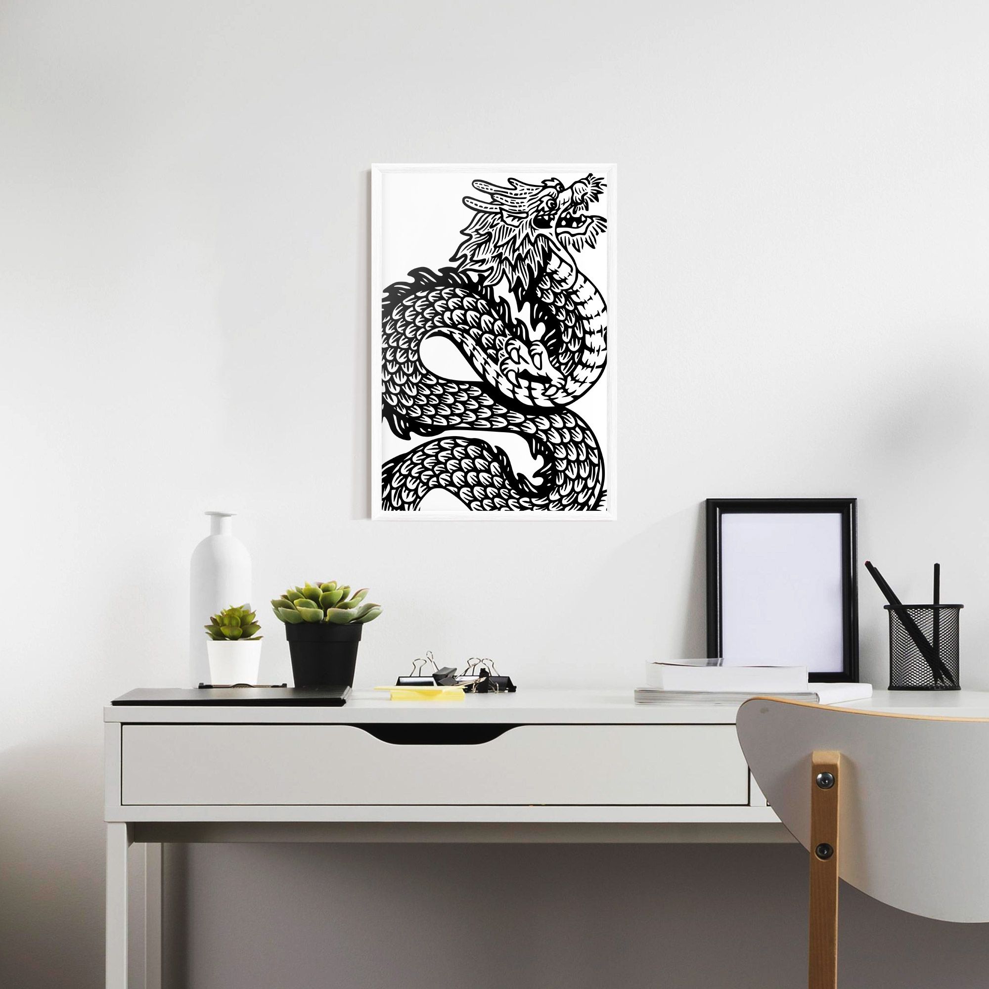 Dragon Black Line mockup 7