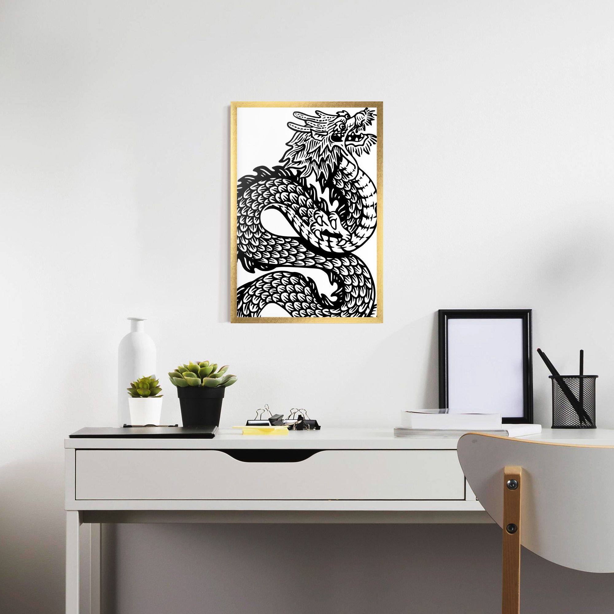 Dragon Black Line mockup 7