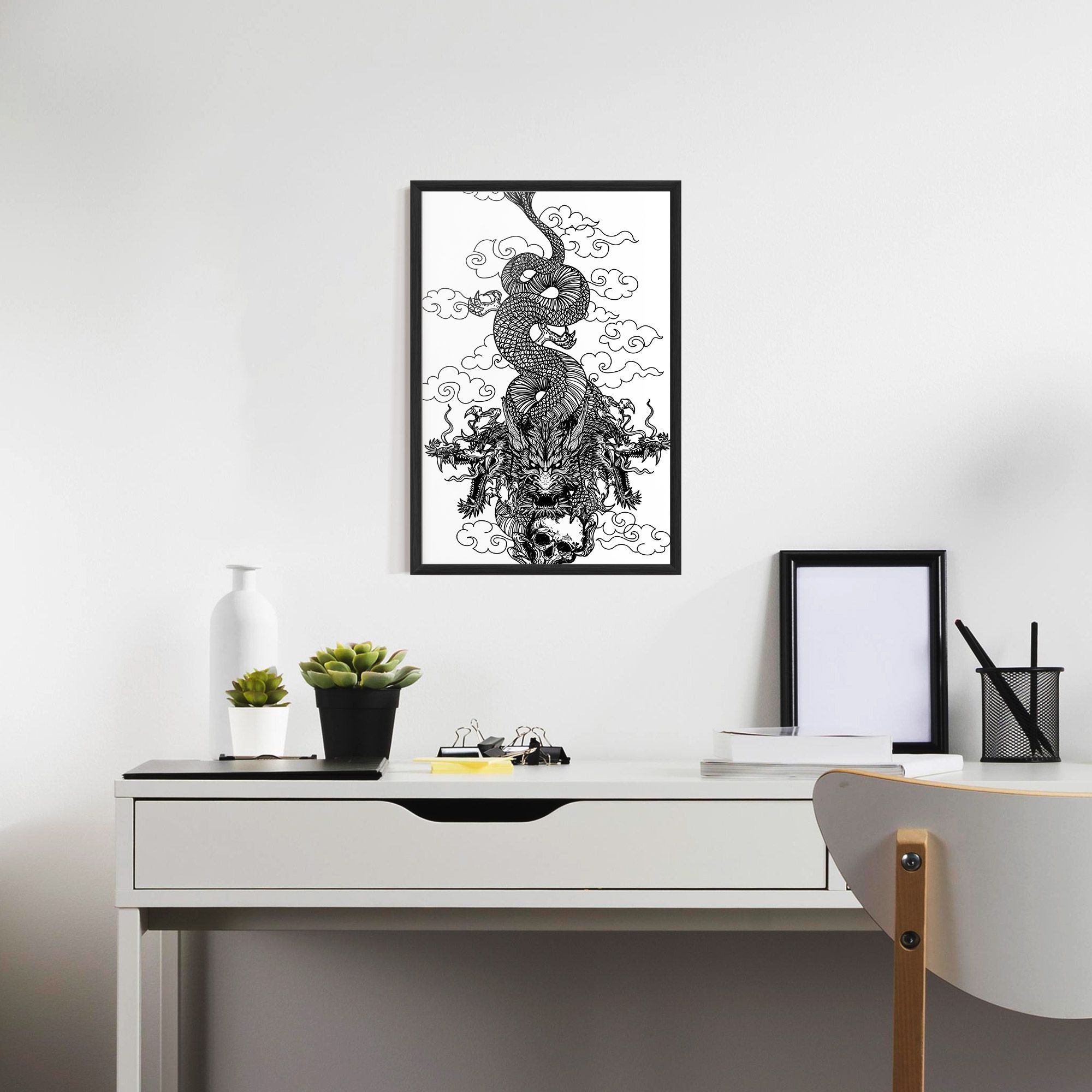 Skull Dragon mockup 7