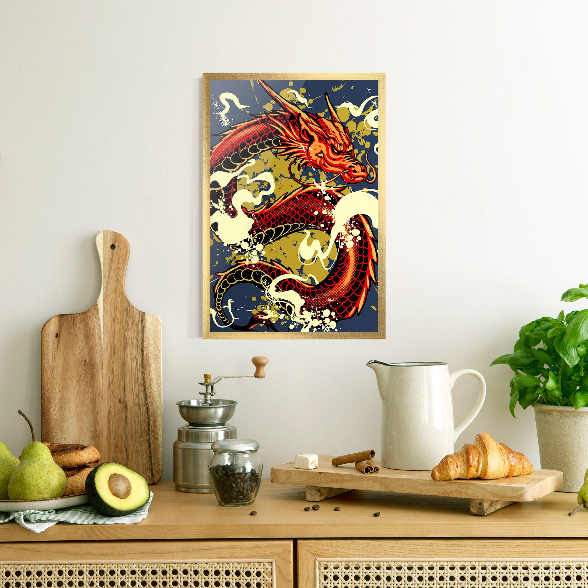 Red Cream Dragon mockup 8