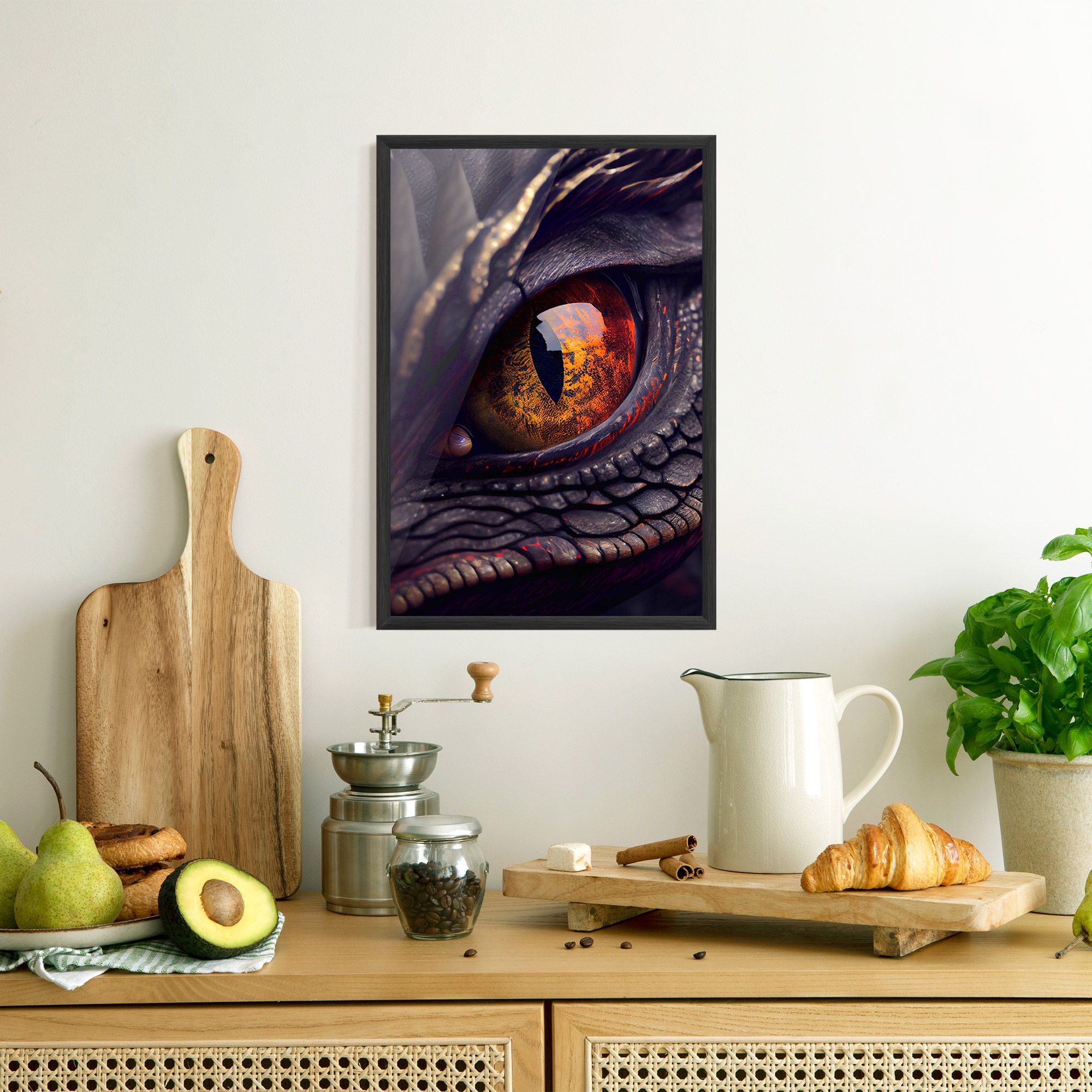 Close Up Red Eye Dragon mockup 8