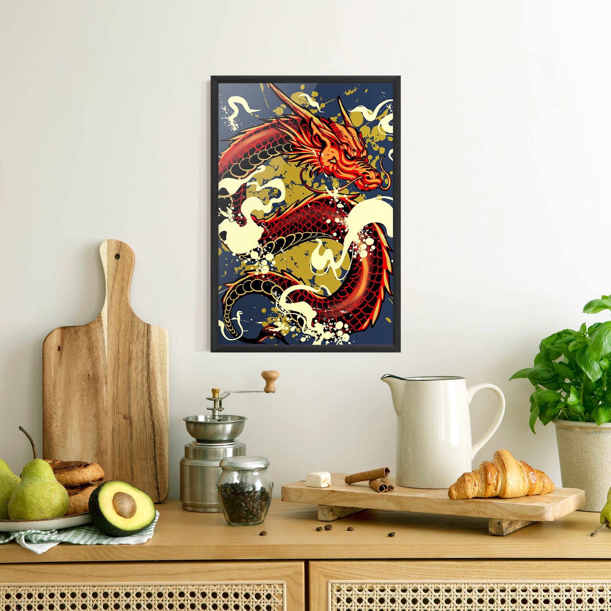 Red Cream Dragon mockup 8