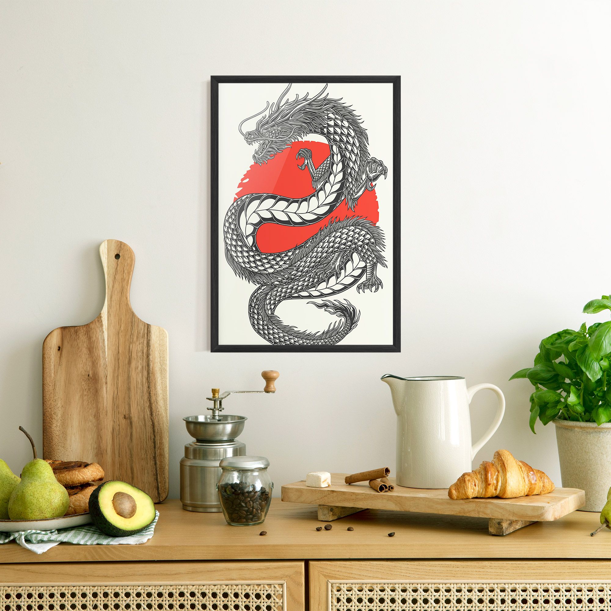Red Moon Dragon mockup 8