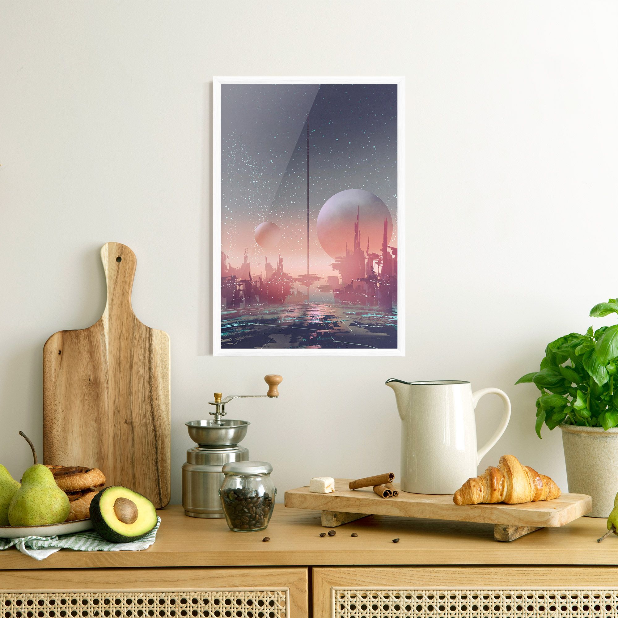 Futuristic Alien Buildings mockup 8