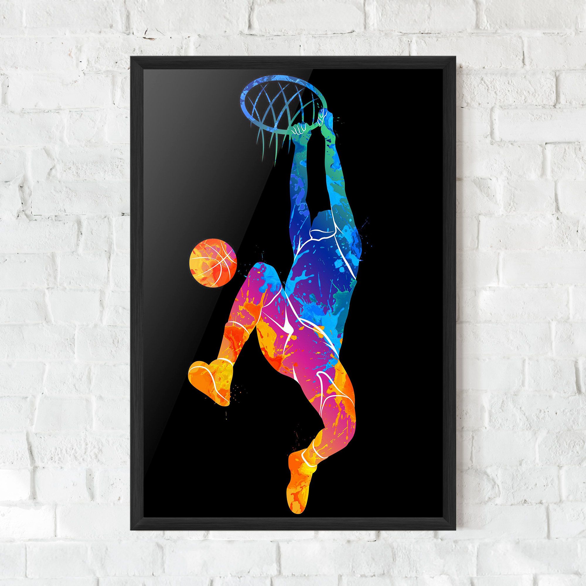 Blue Basket Hoop mockup 0