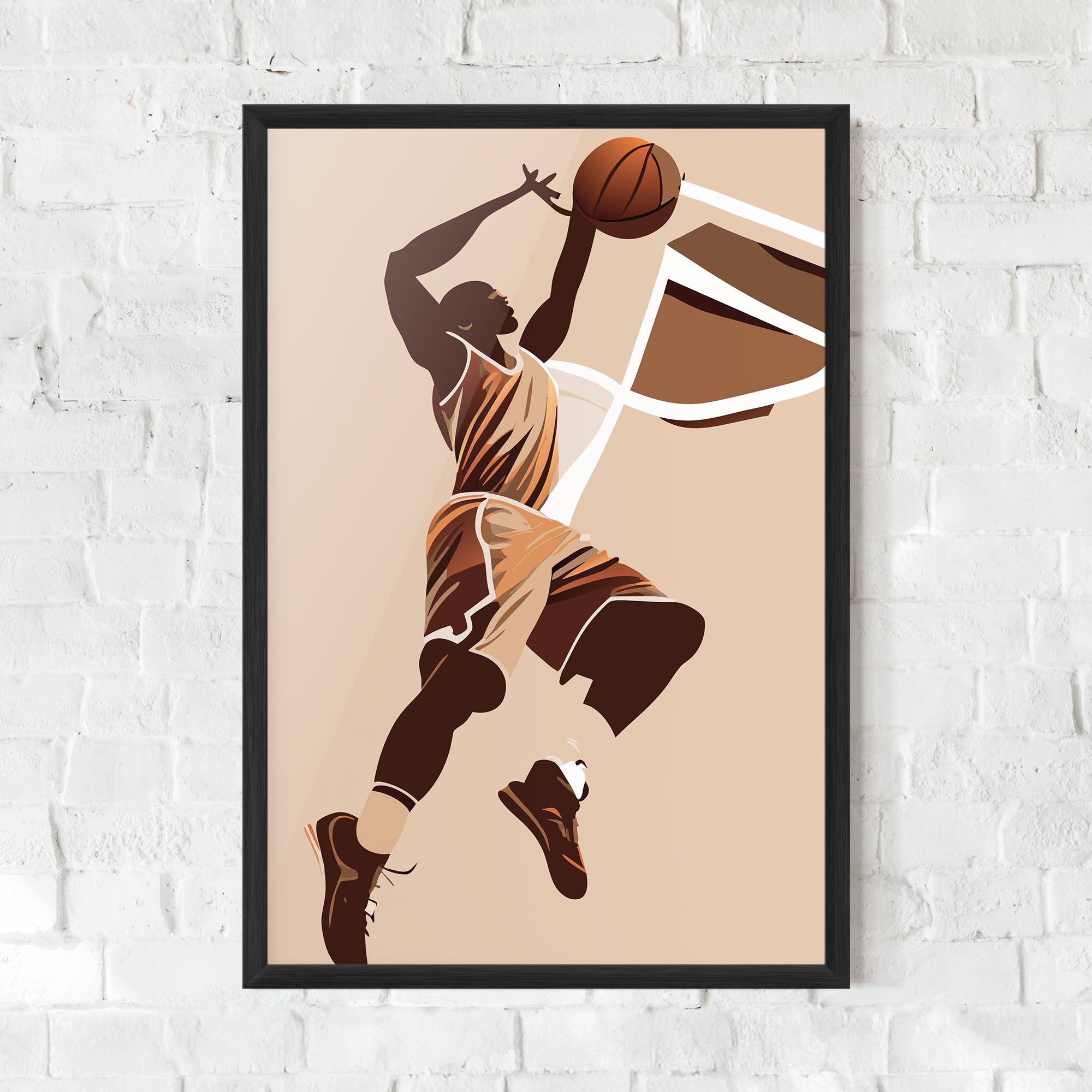 Gerahmte Poster Cream Basket mockup 0