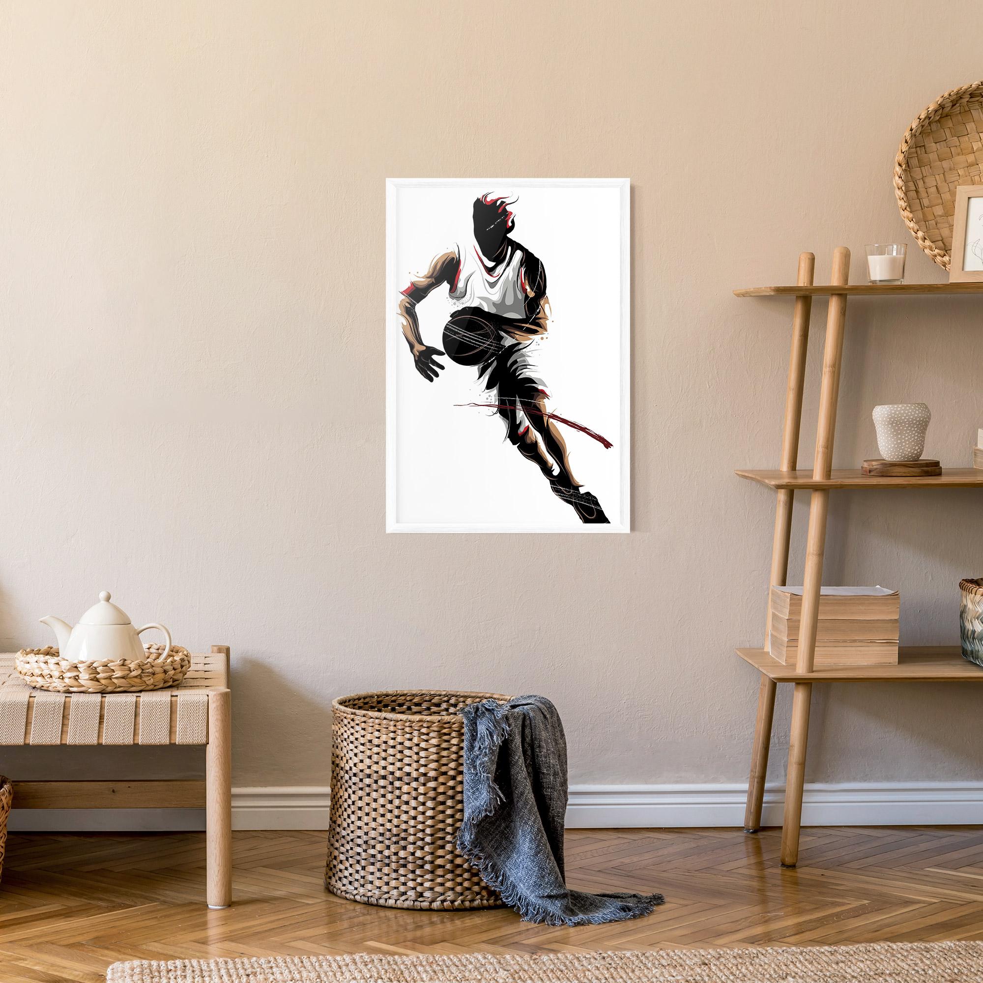 Gerahmte Poster Dribbling Run mockup 9