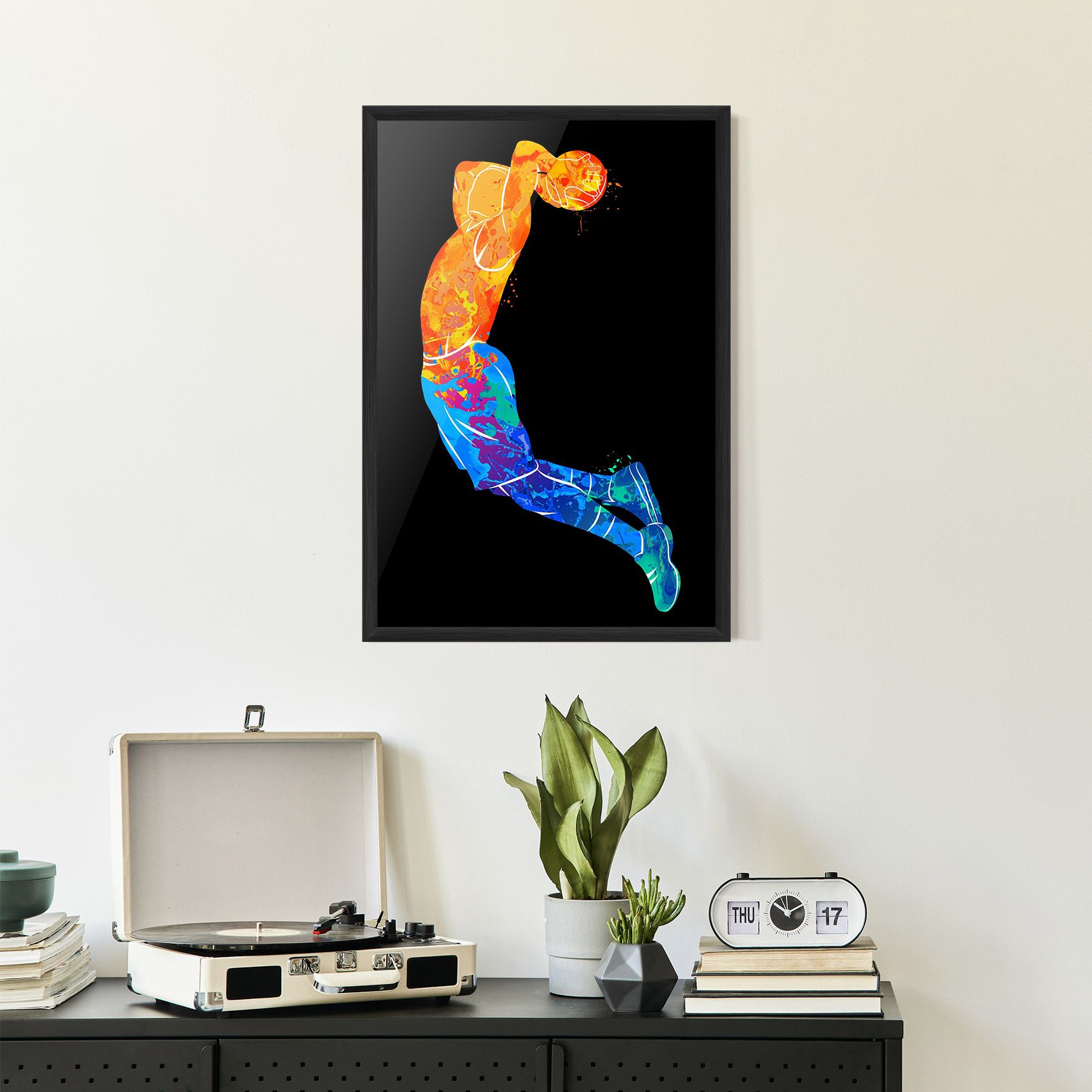 Blue Orange Basket mockup 2