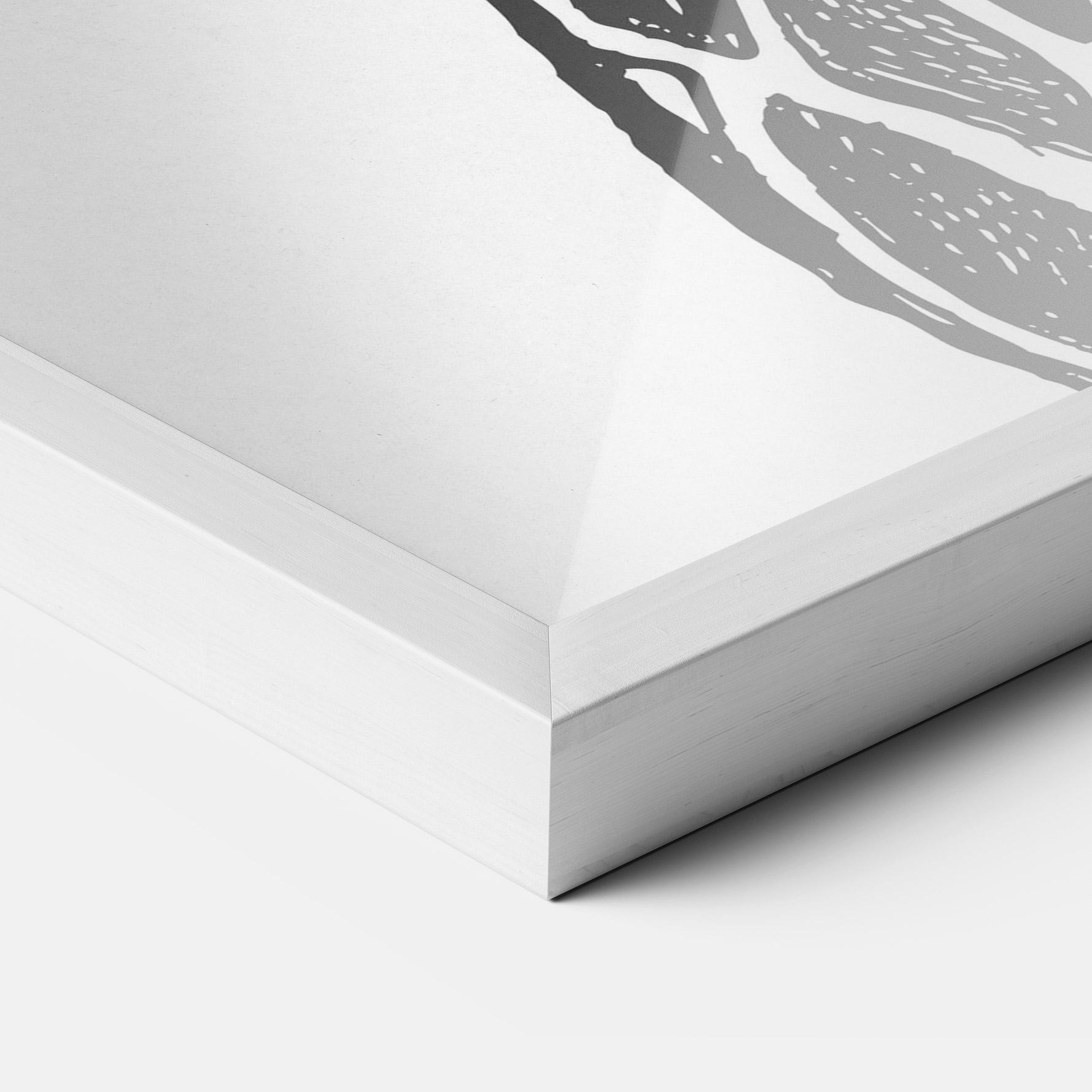 Gerahmte Poster Basketball Grey Hoop mockup 3