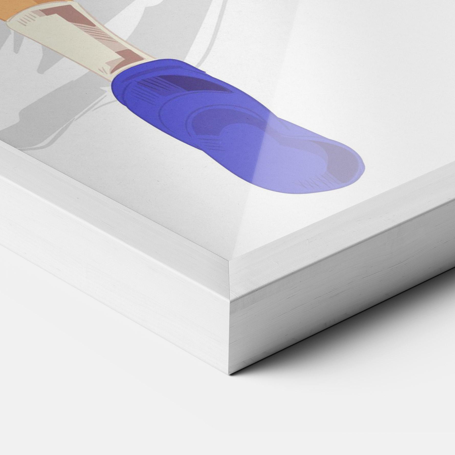 Gerahmte Poster Grey Basketball mockup 3