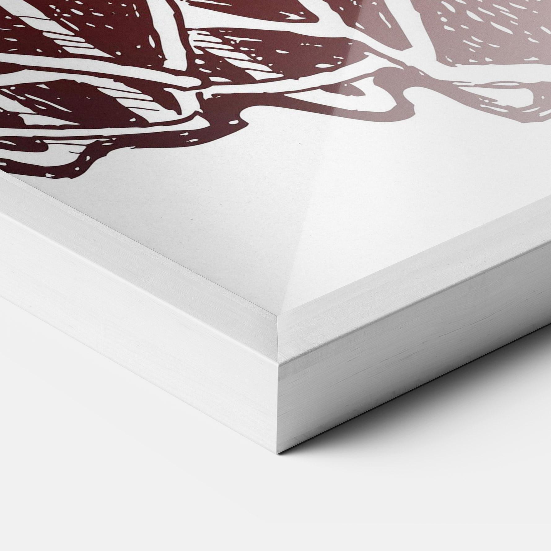 Gerahmte Poster Red Basketball Hoop mockup 3