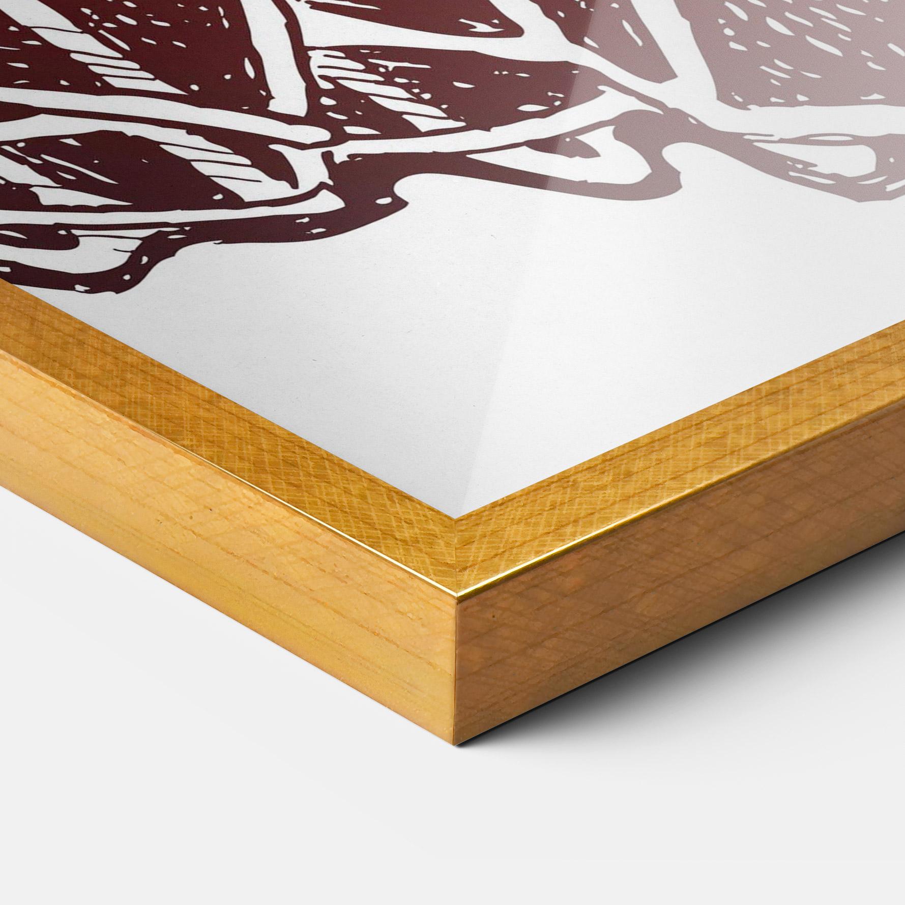 Gerahmte Poster Red Basketball Hoop mockup 3