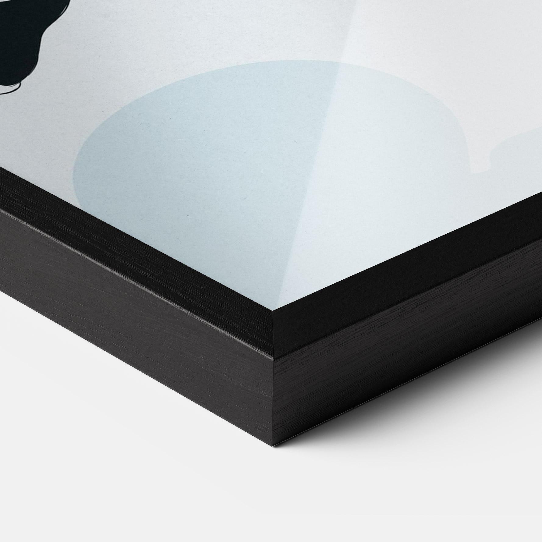 Gerahmte Poster Basketball Shot mockup 3