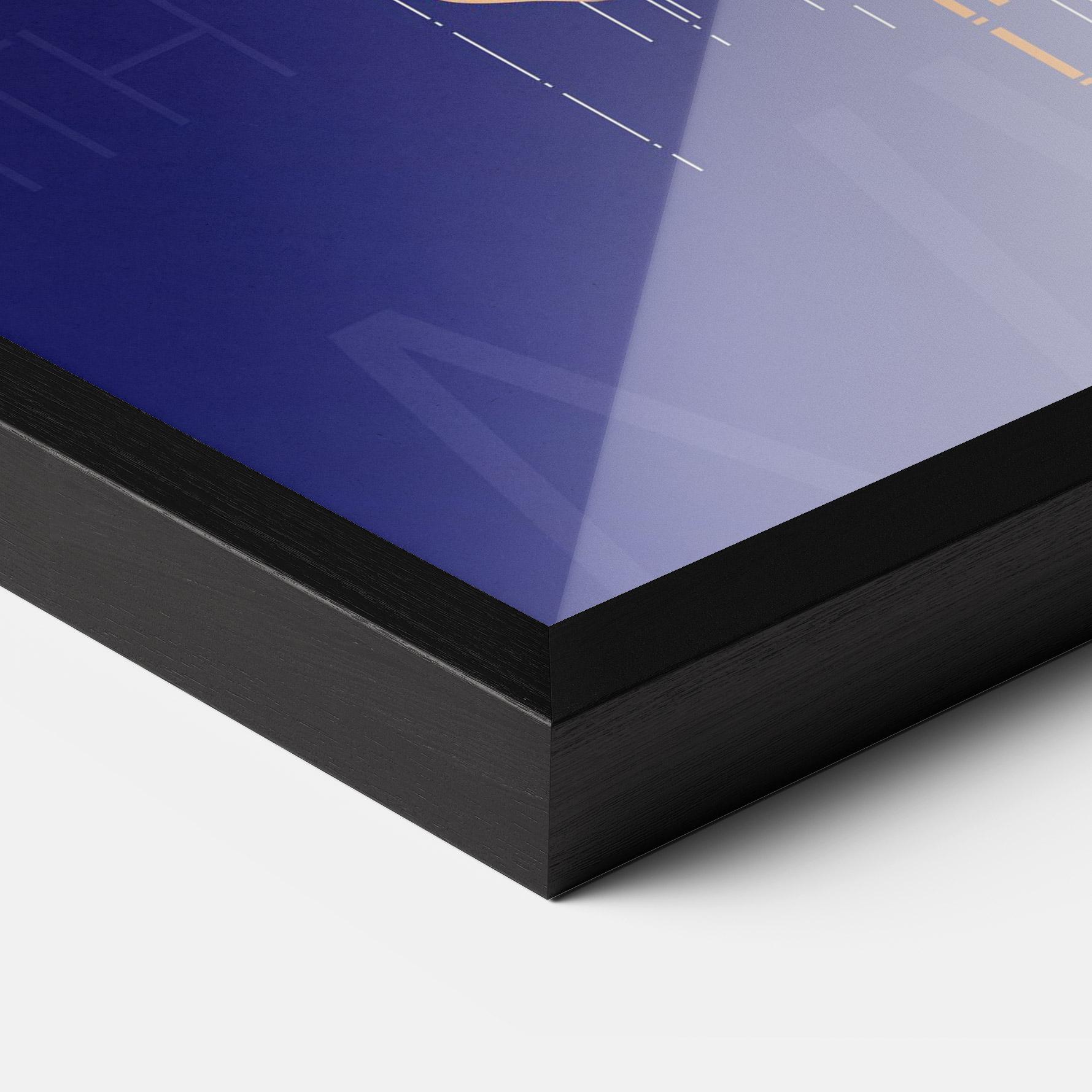 Gerahmte Poster Fly With The Wind mockup 3