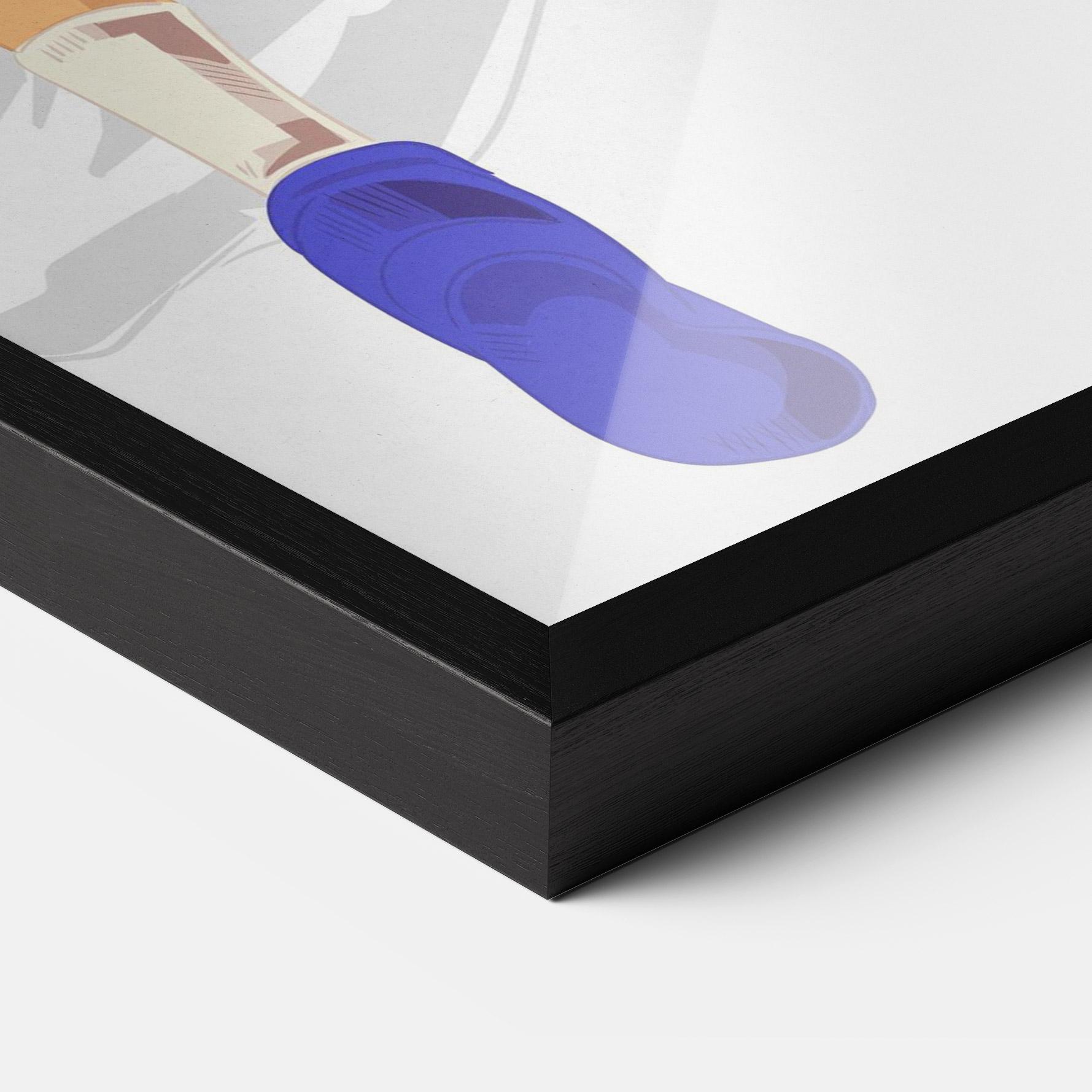 Gerahmte Poster Grey Basketball mockup 3