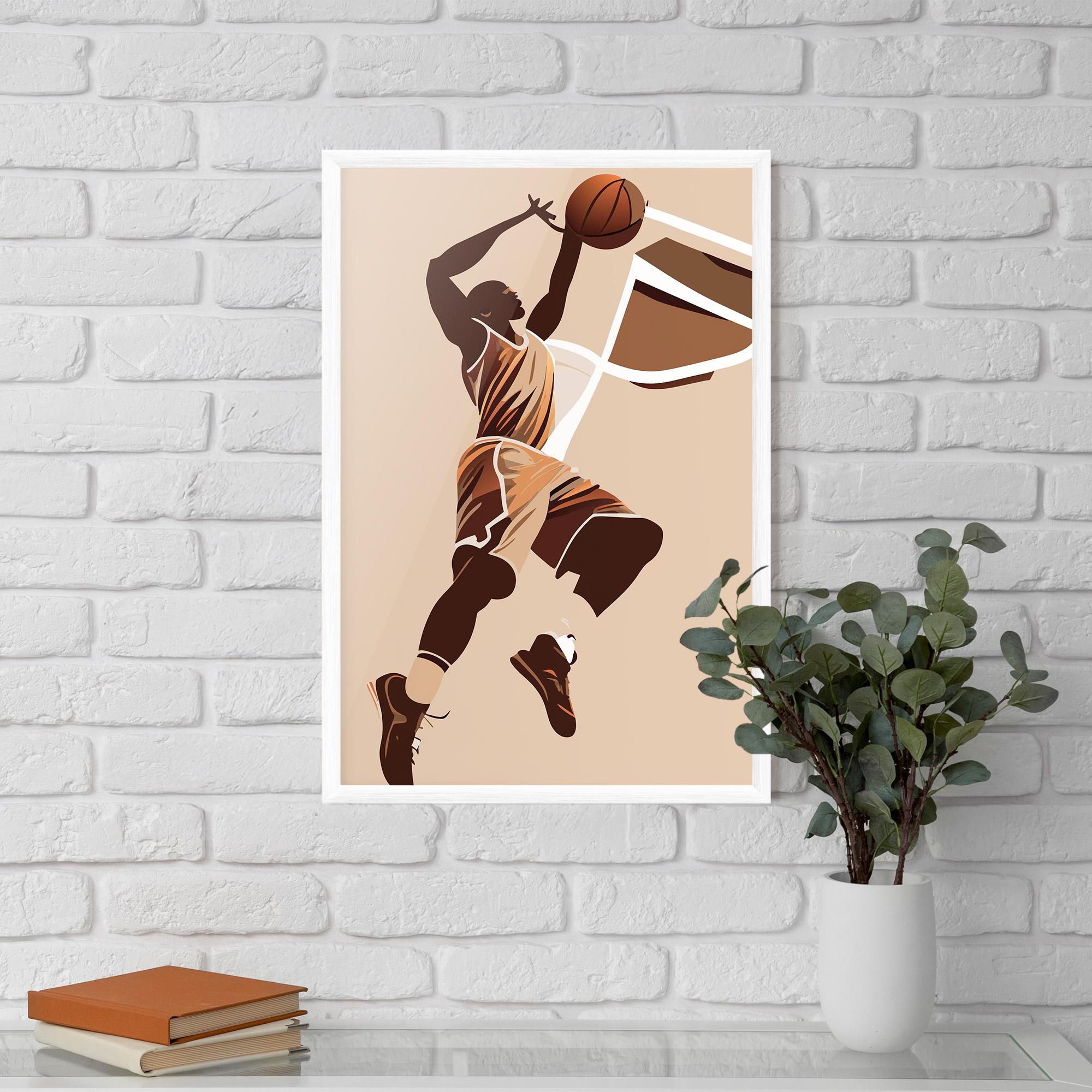 Gerahmte Poster Cream Basket mockup 5