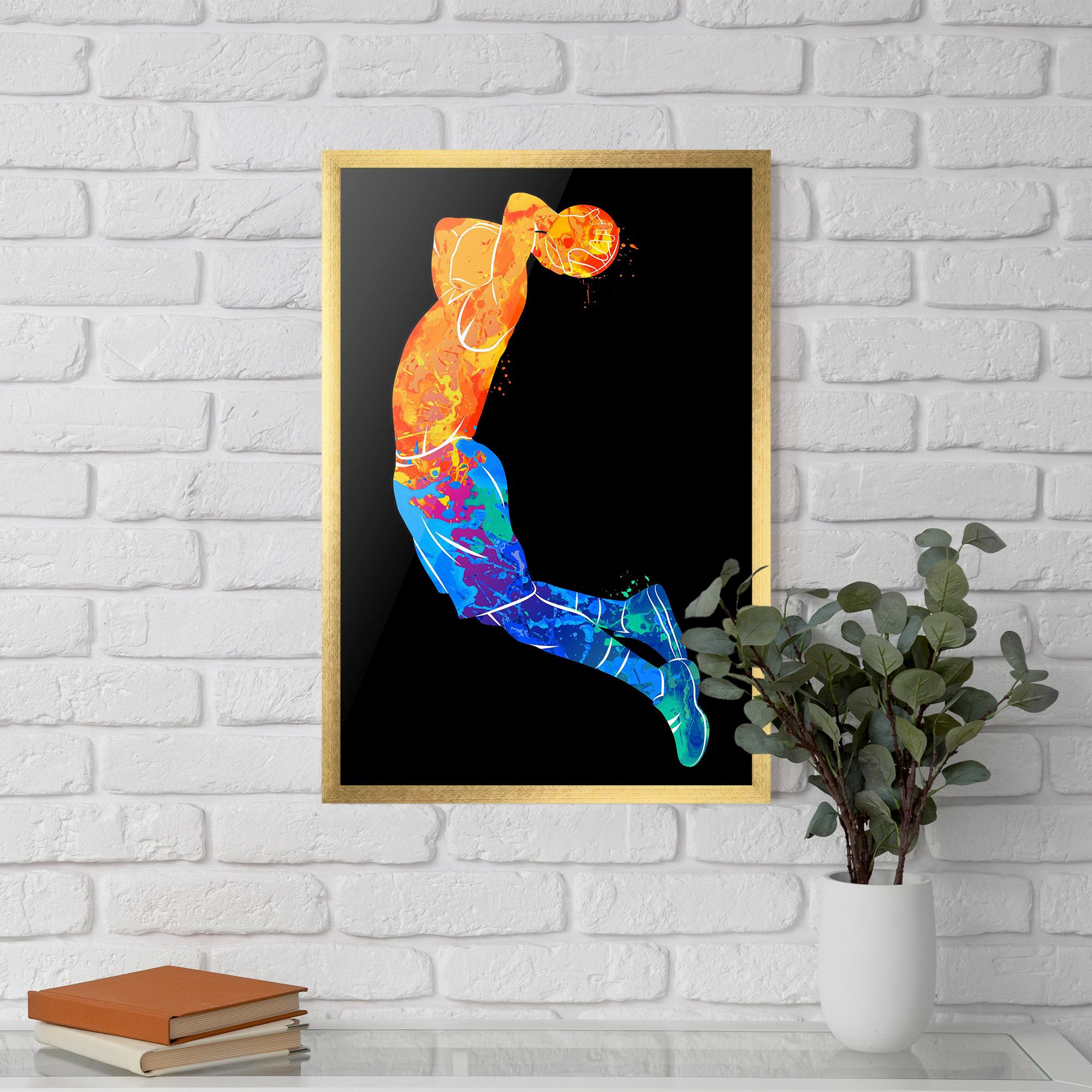 Blue Orange Basket mockup 5