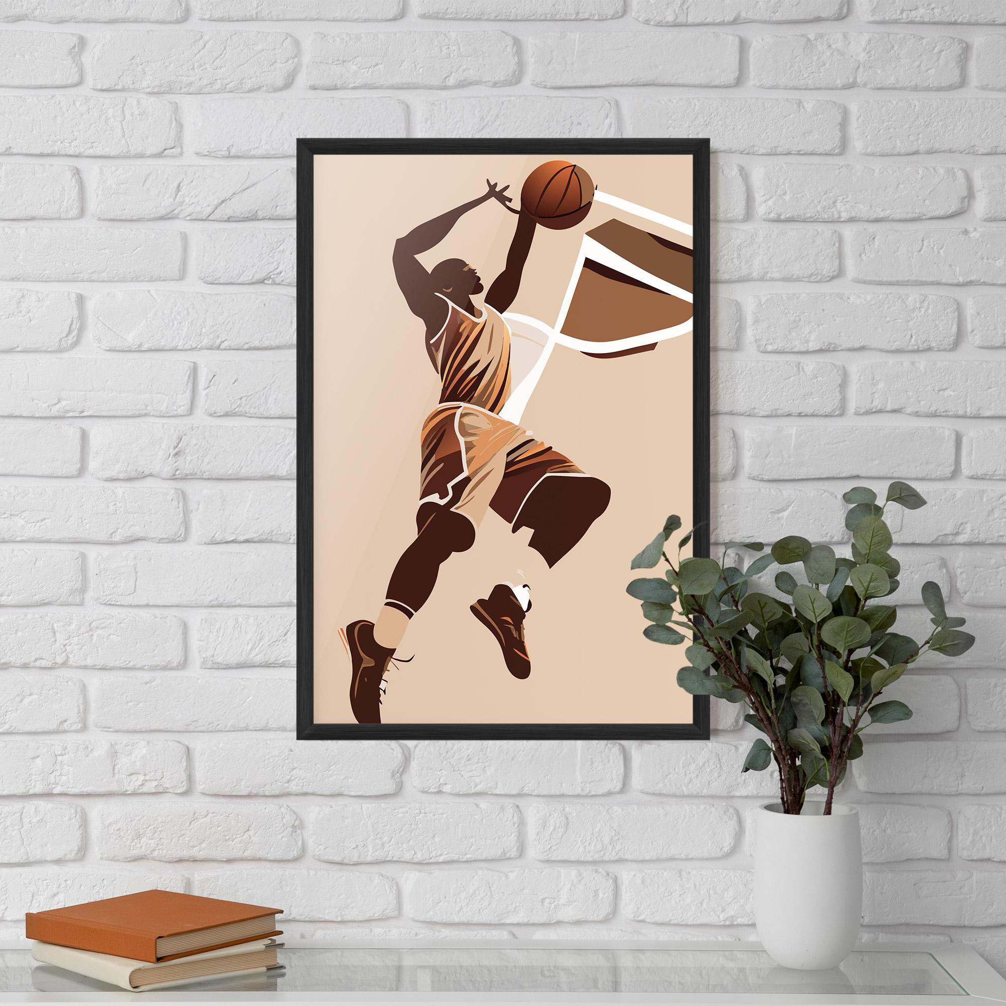 Gerahmte Poster Cream Basket mockup 5