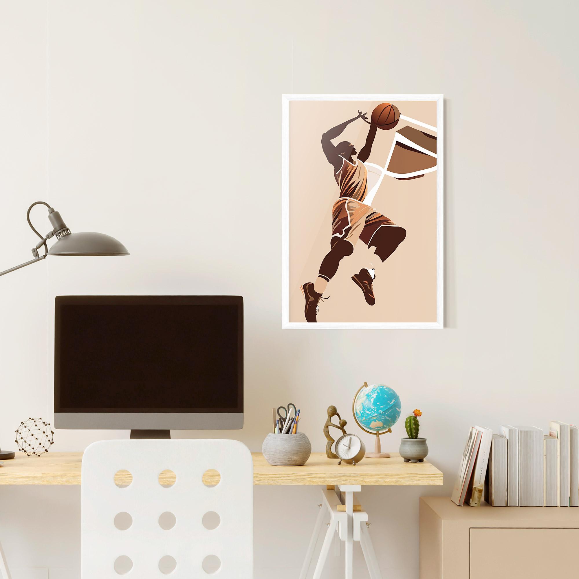 Gerahmte Poster Cream Basket mockup 6