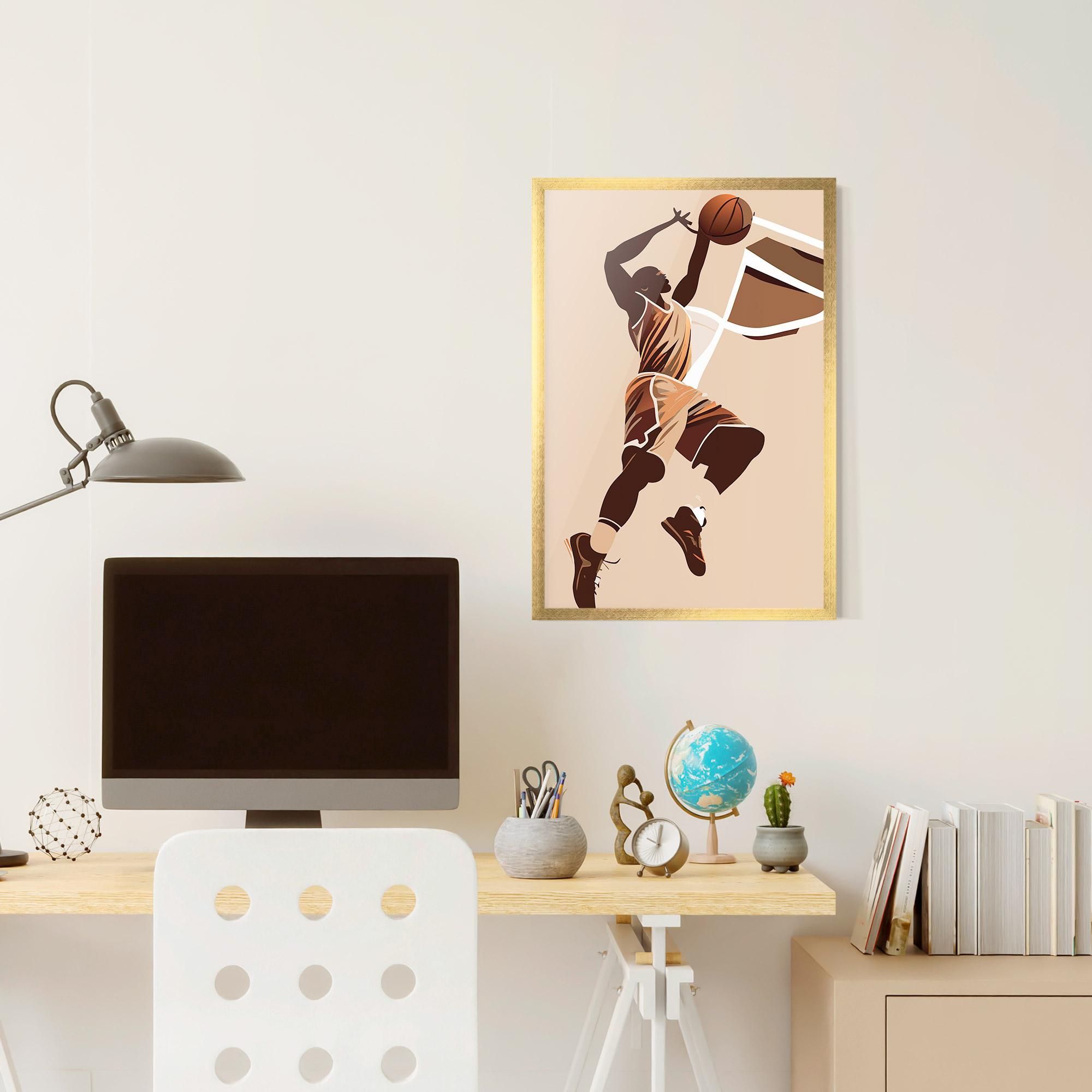 Gerahmte Poster Cream Basket mockup 6