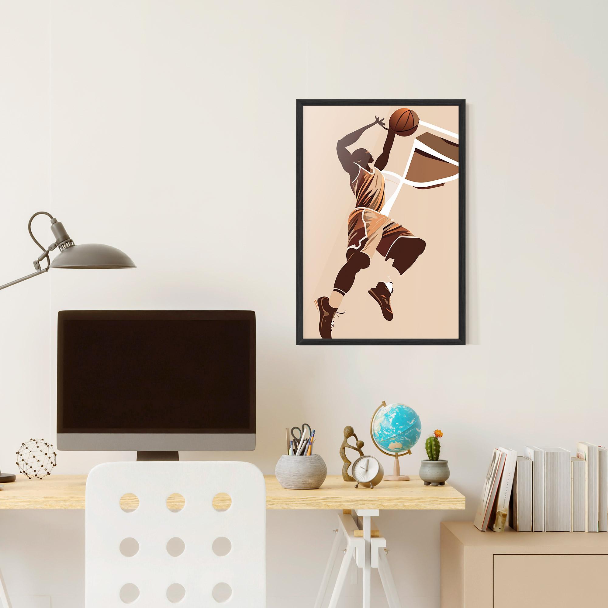 Gerahmte Poster Cream Basket mockup 6