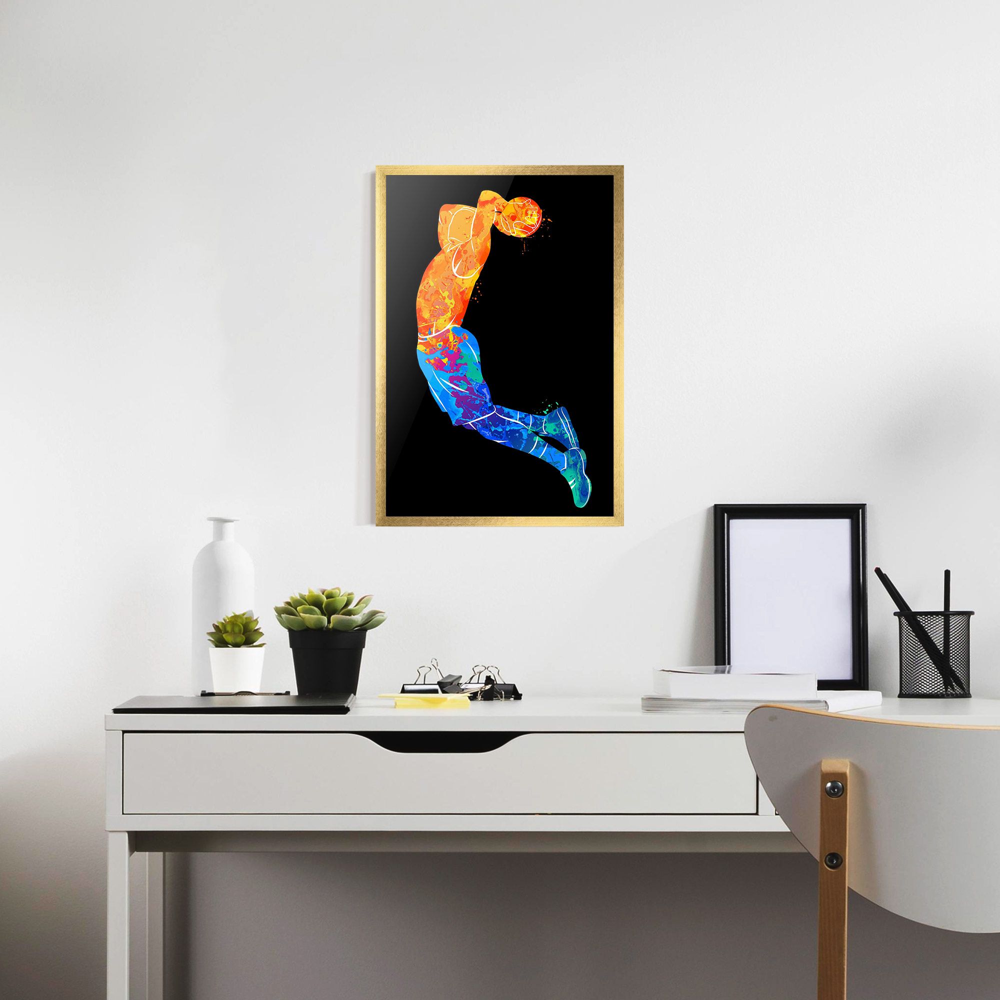 Blue Orange Basket mockup 7