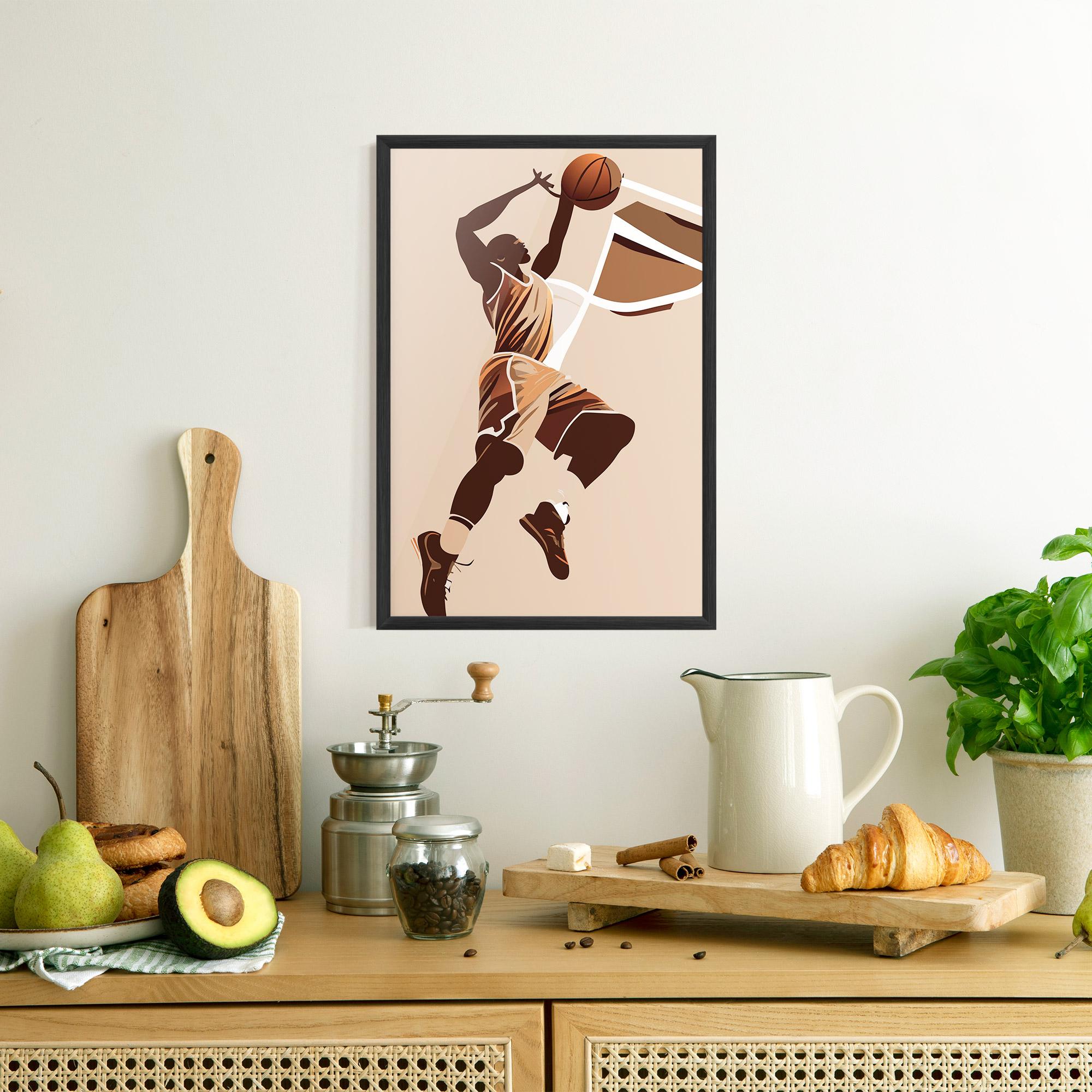 Gerahmte Poster Cream Basket mockup 8